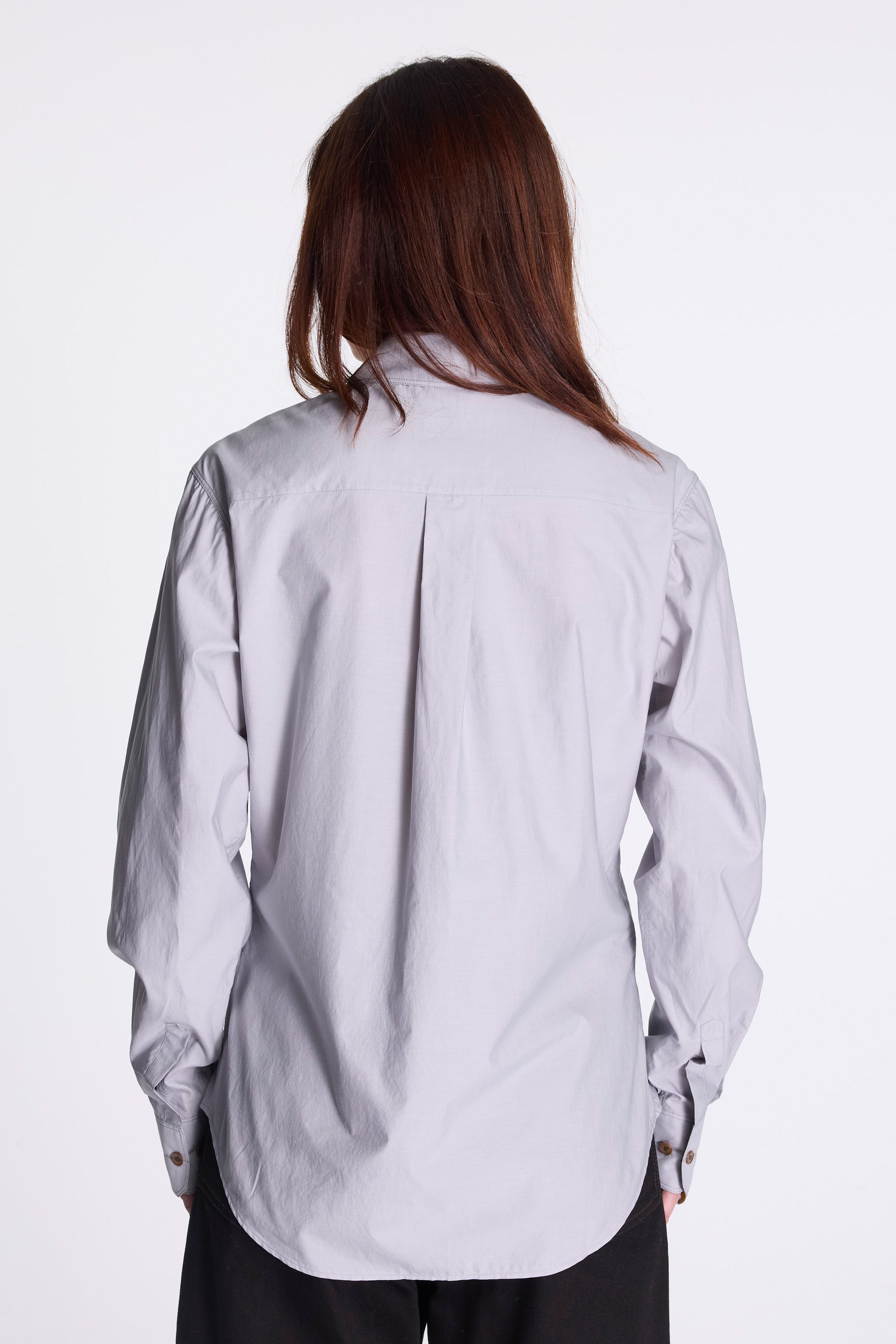 Pointed Collar Shirt Mist