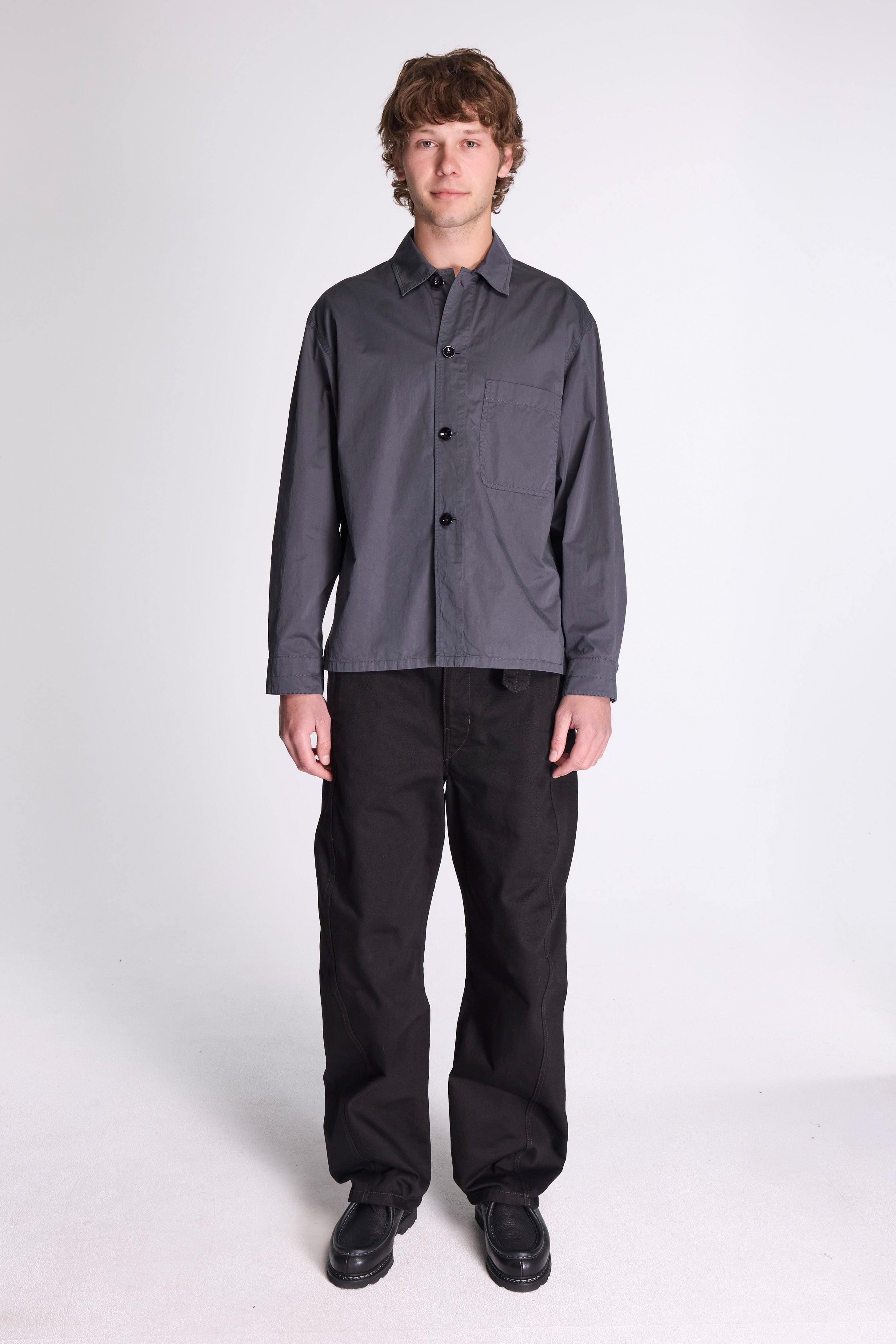Pyjama Shirt Carbon Grey