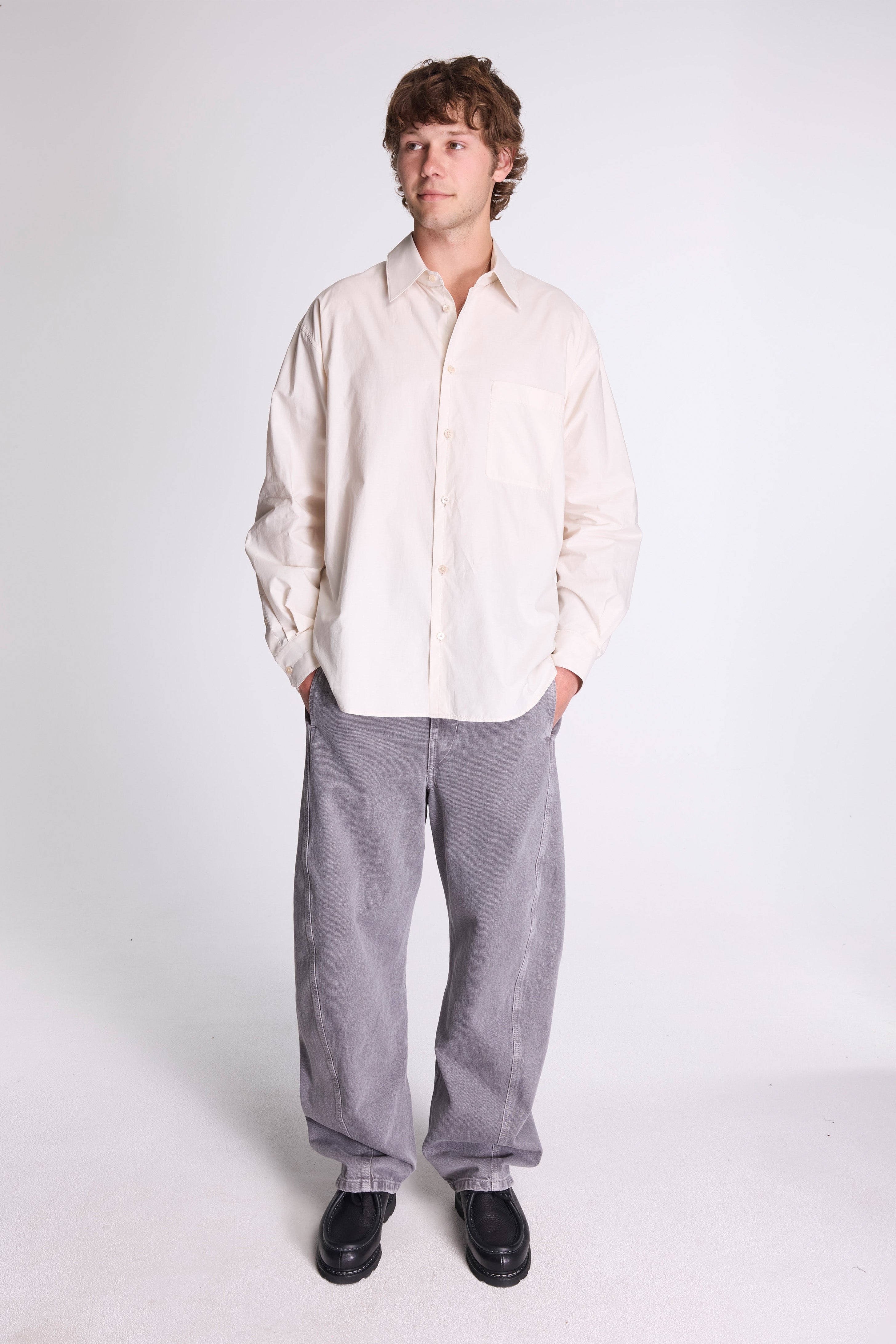 Twisted Belted Pants Heather
