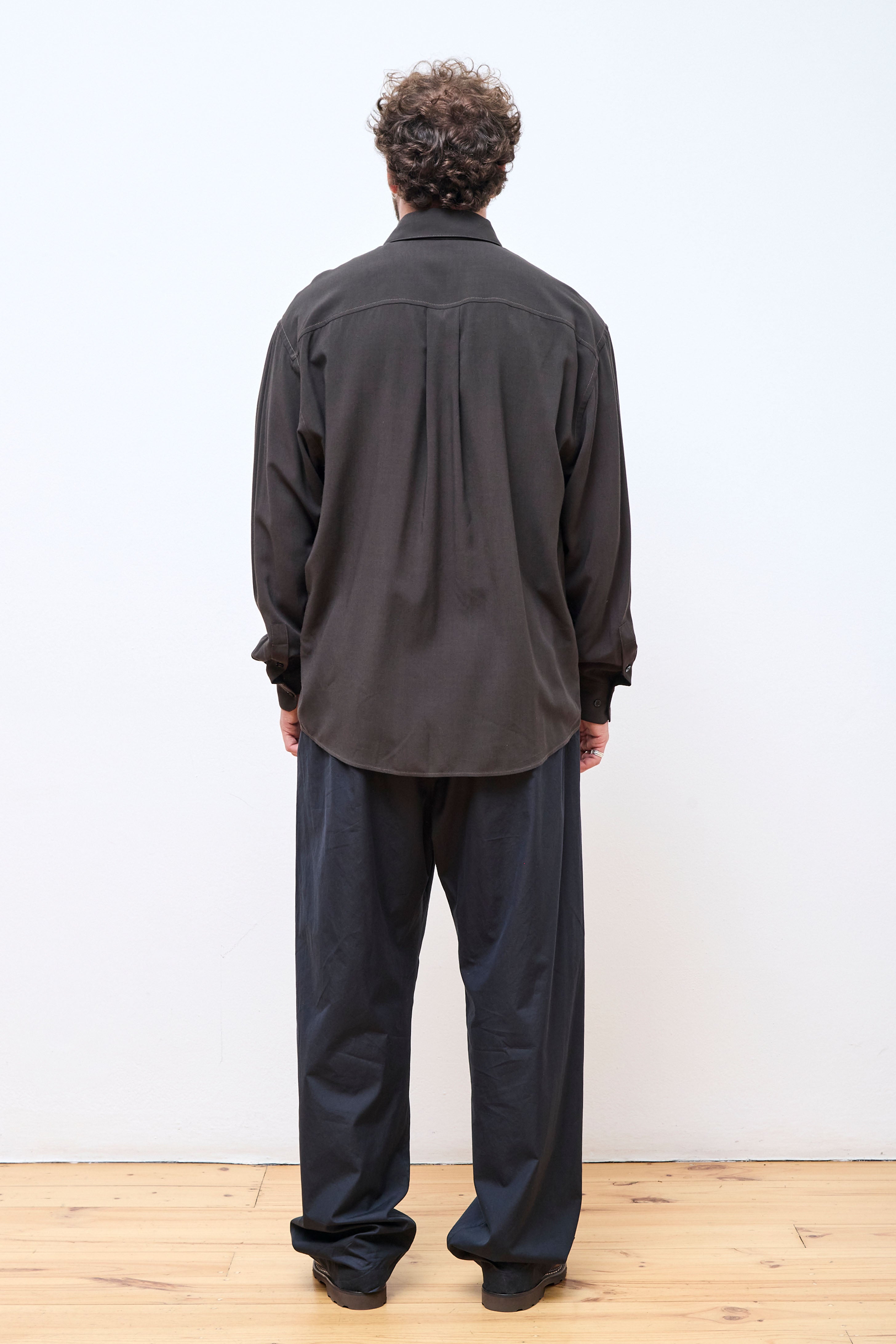 Relaxed Shirt Dark Espresso