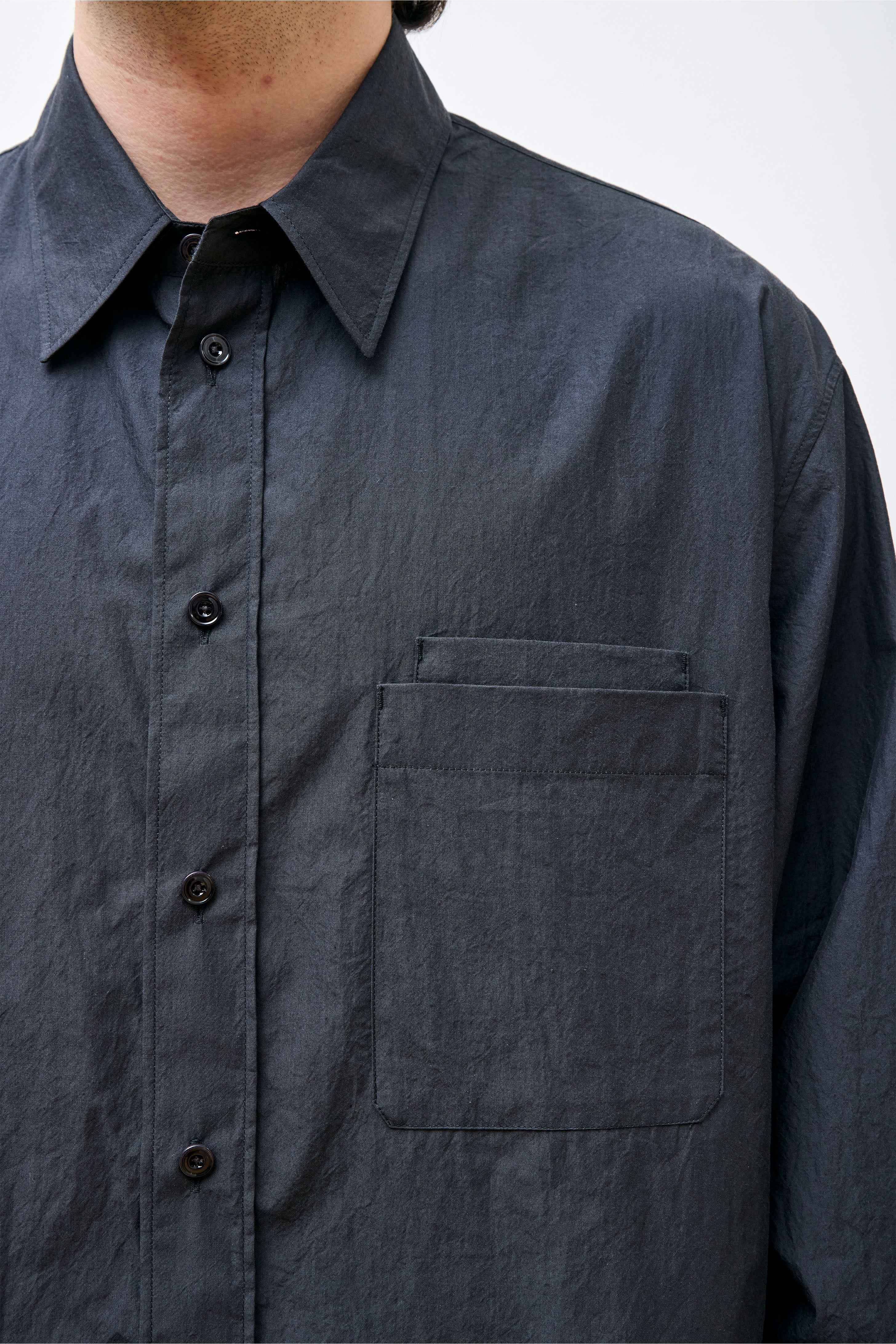 Double Pocket Shirt Charcoal