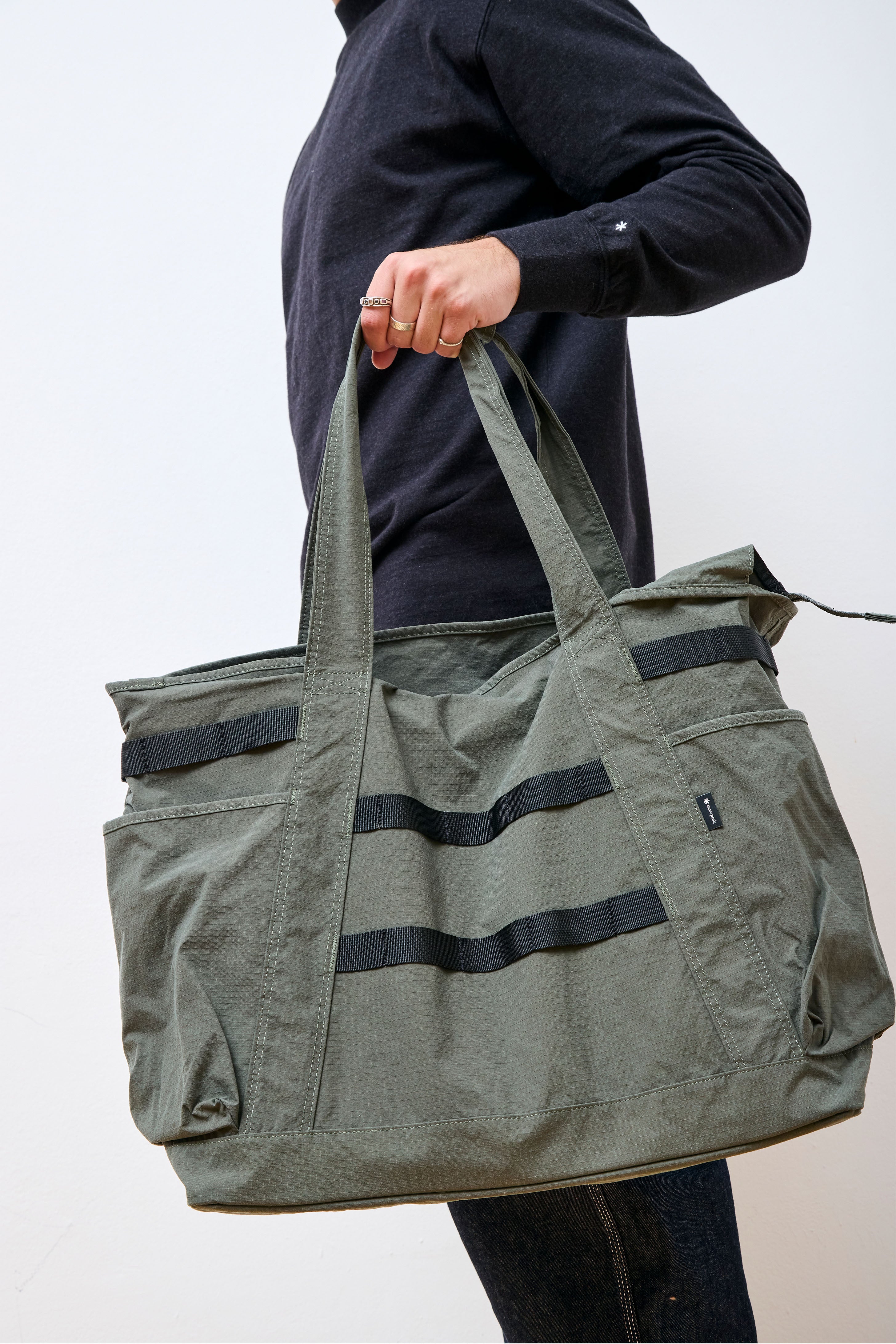 Lightweight Taslan Ripstop Tote Bag Olive