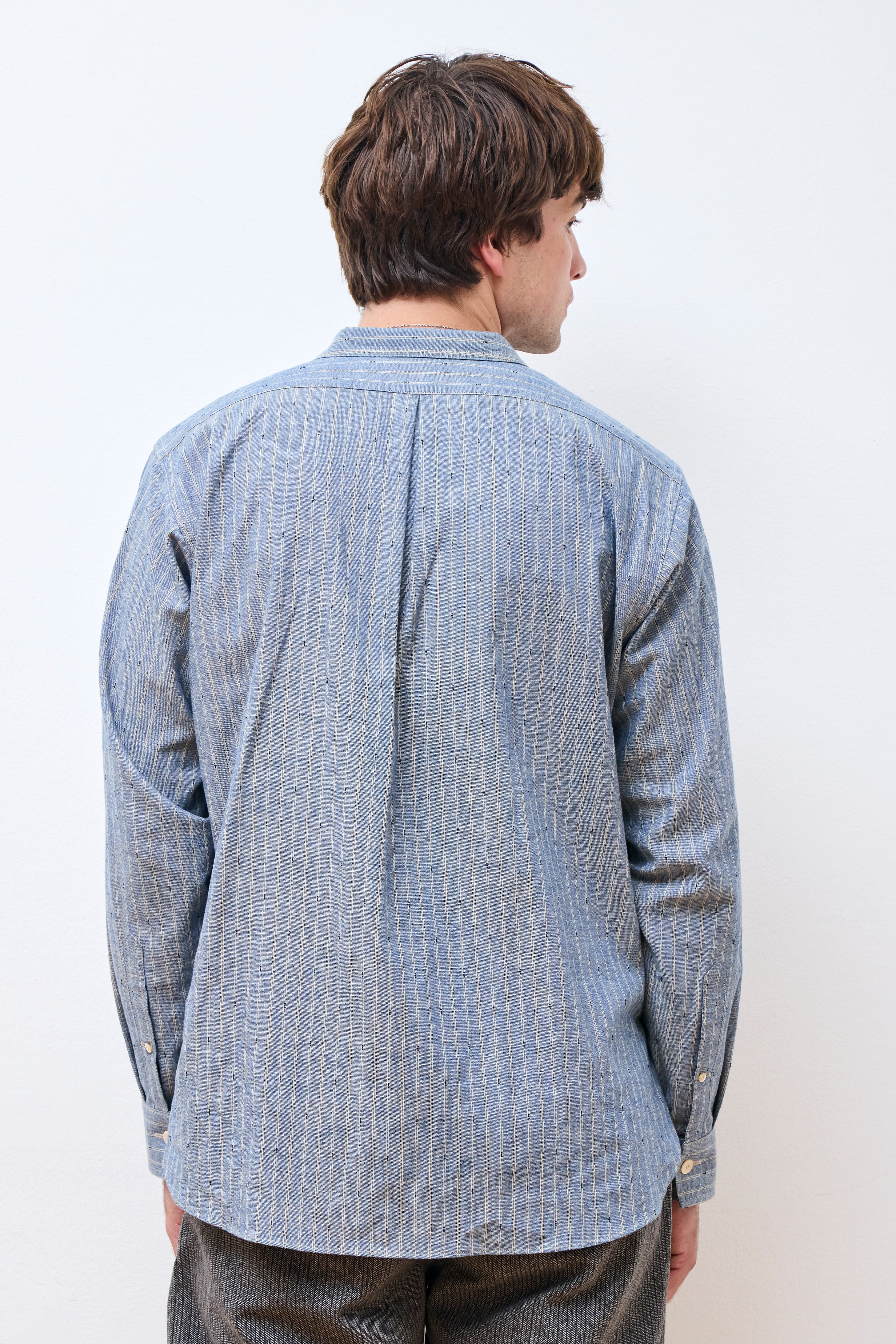 Lot.106 Narrow Collar Shirt Indigo Chambray