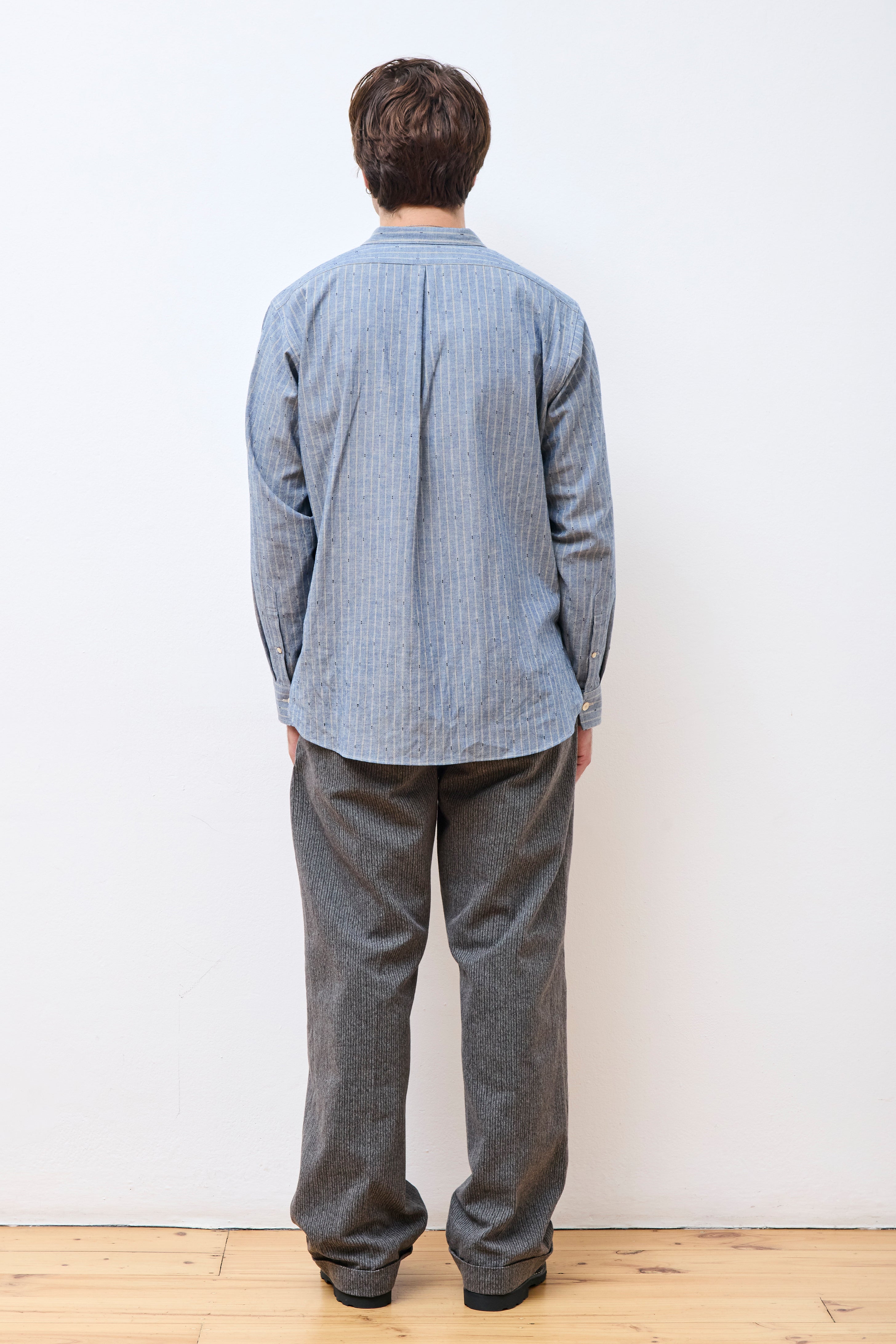 Lot.106 Narrow Collar Shirt Indigo Chambray