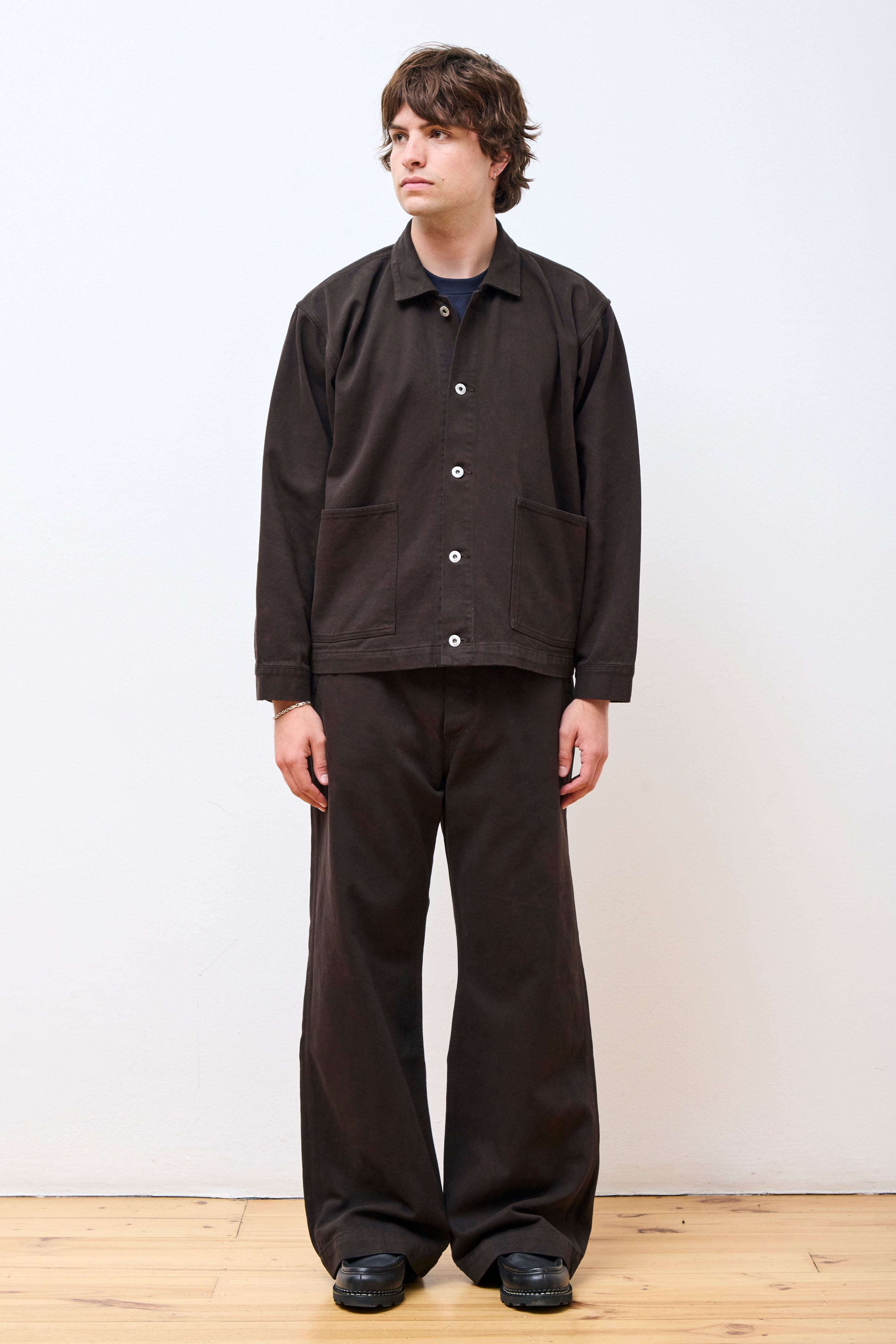 Lot.202 Engineer Trousers Mix Brown