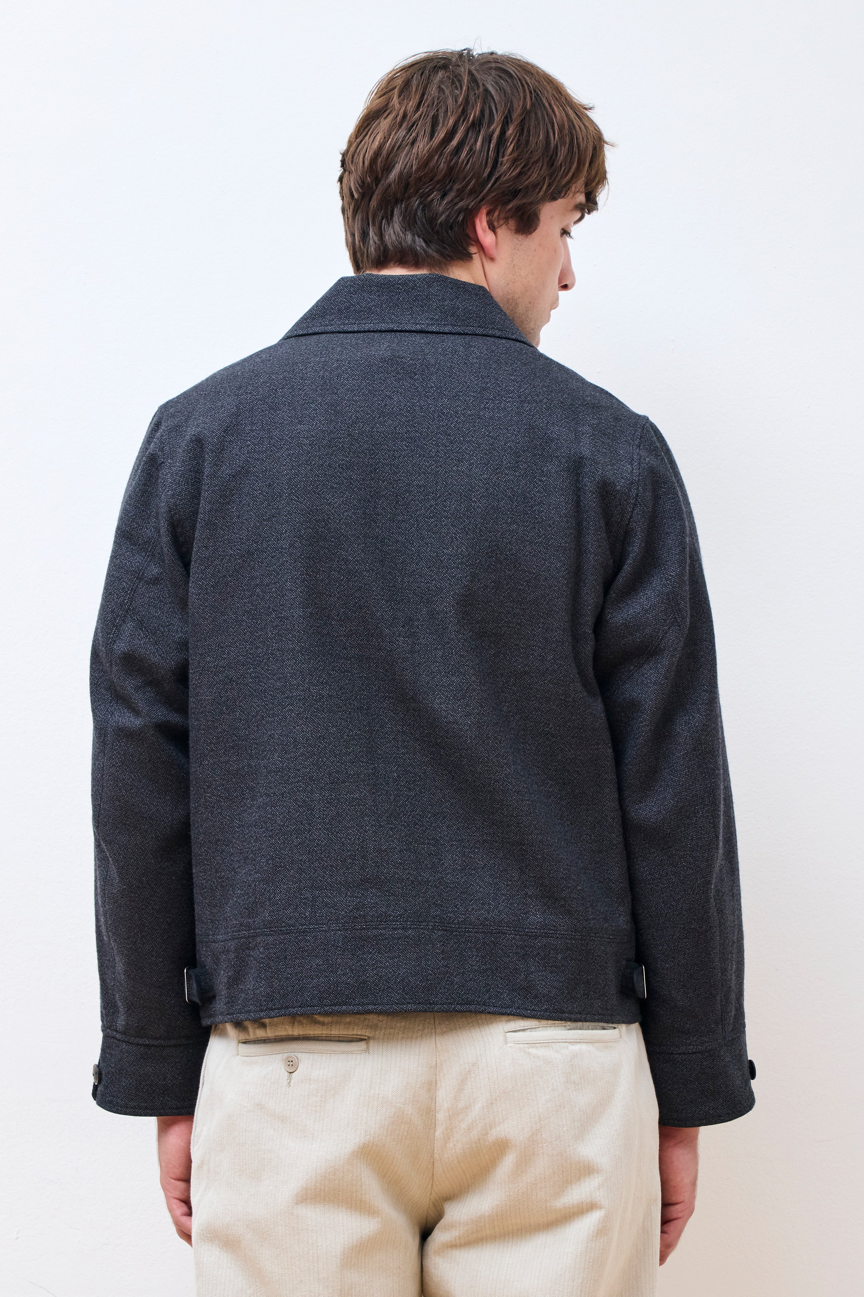 Lot.306 Cossack Jacket Melange Charcoal