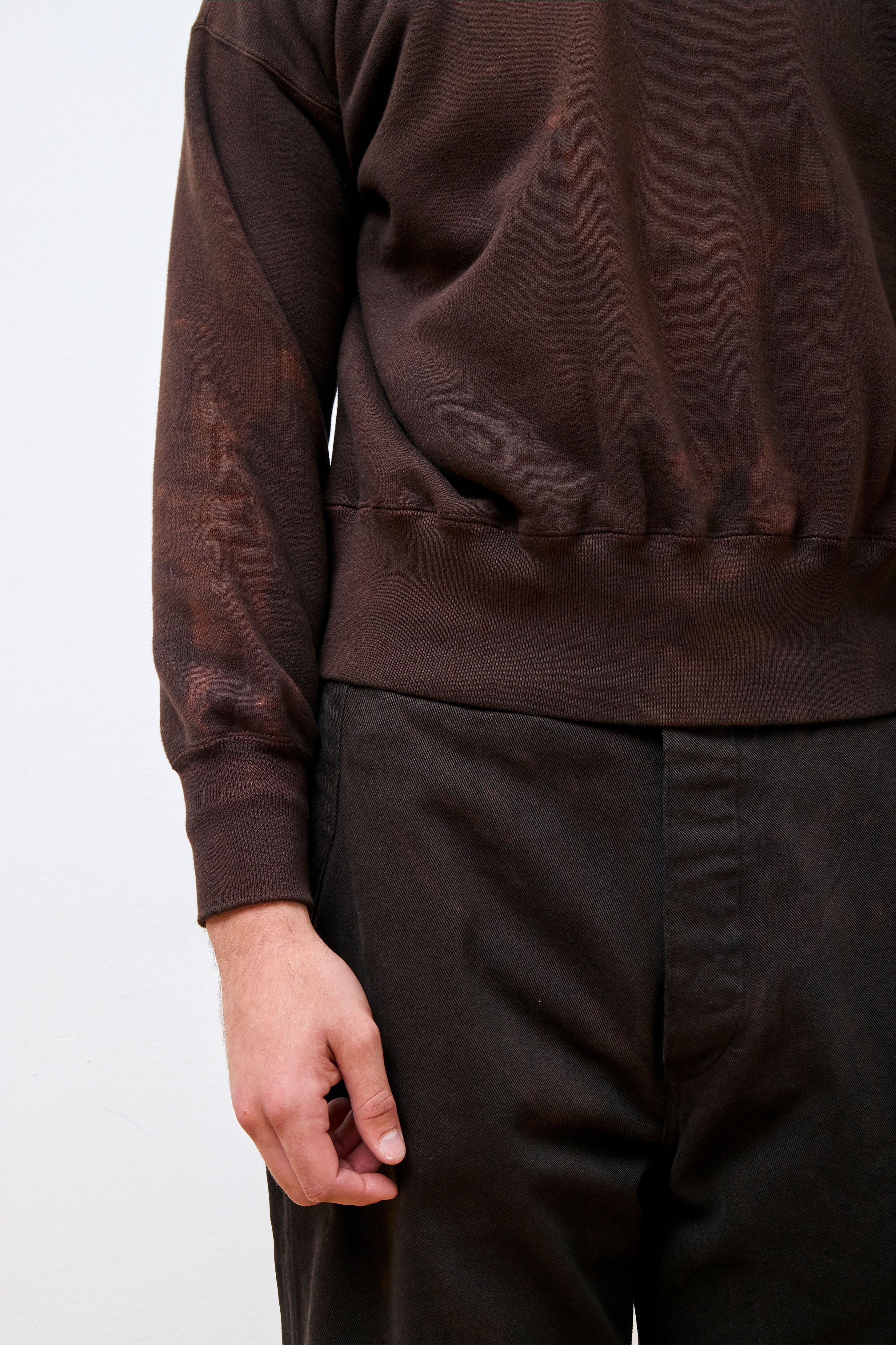 Lot.603 Sweat Shirt Mix Brown