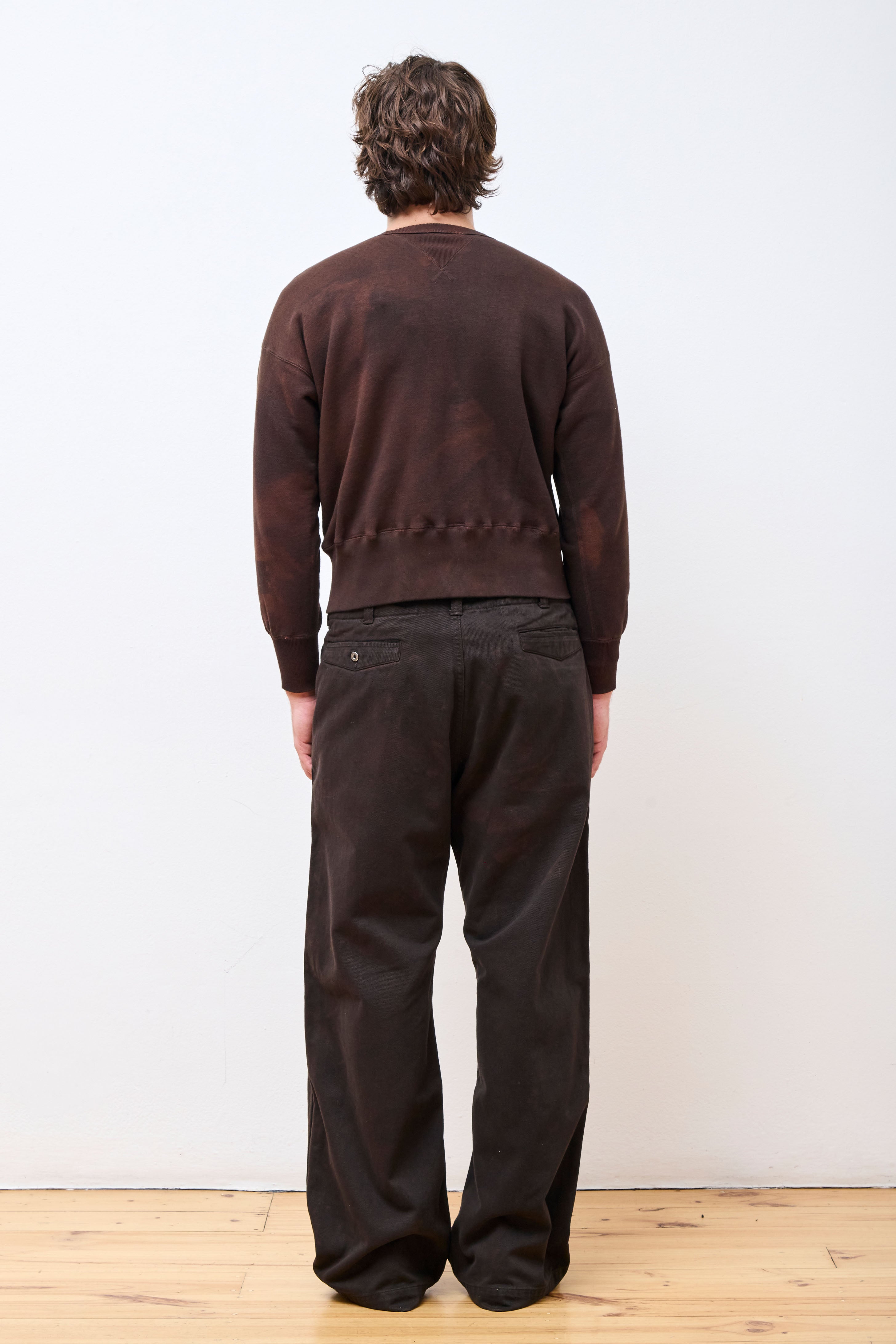 Lot.603 Sweat Shirt Mix Brown