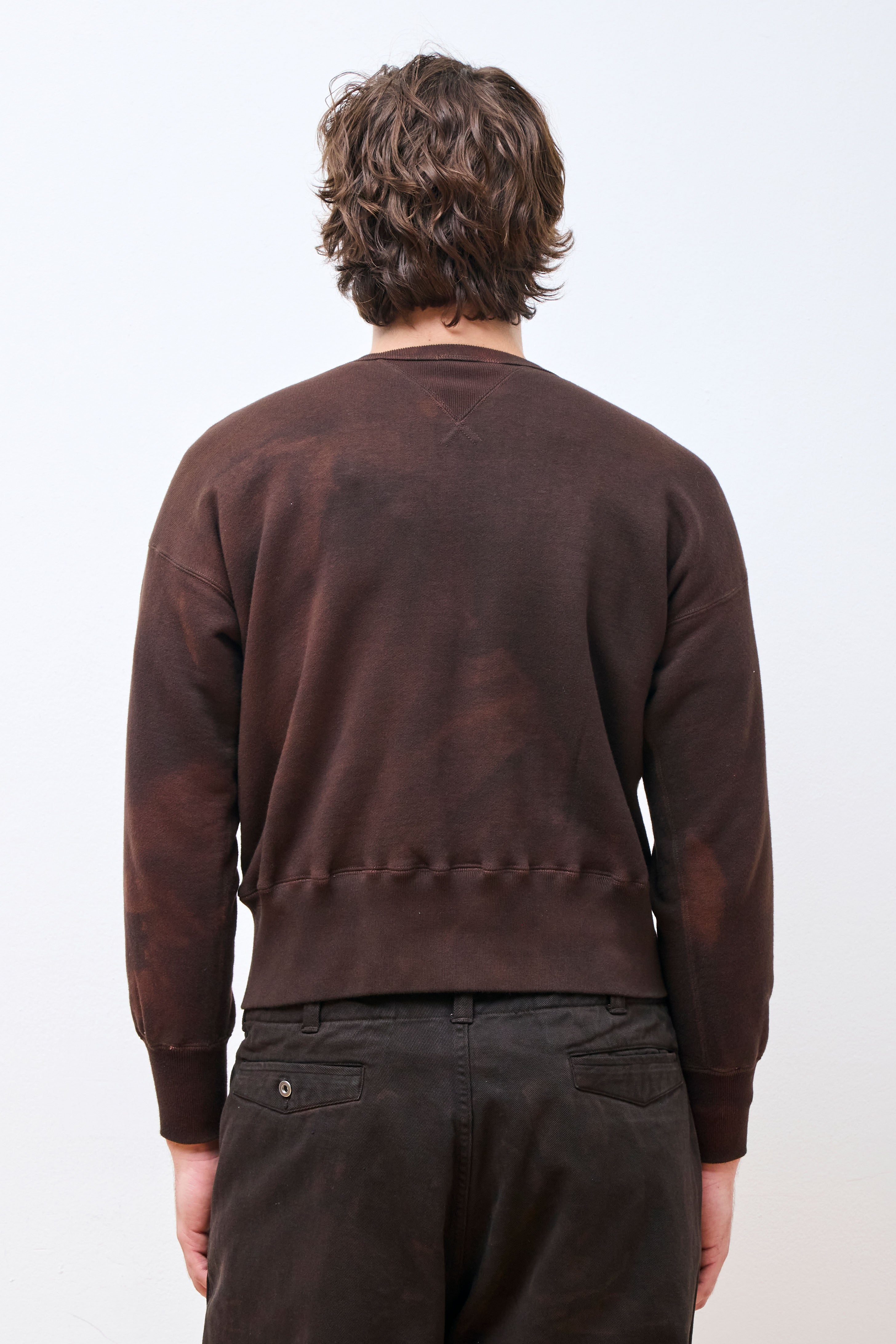 Lot.603 Sweat Shirt Mix Brown