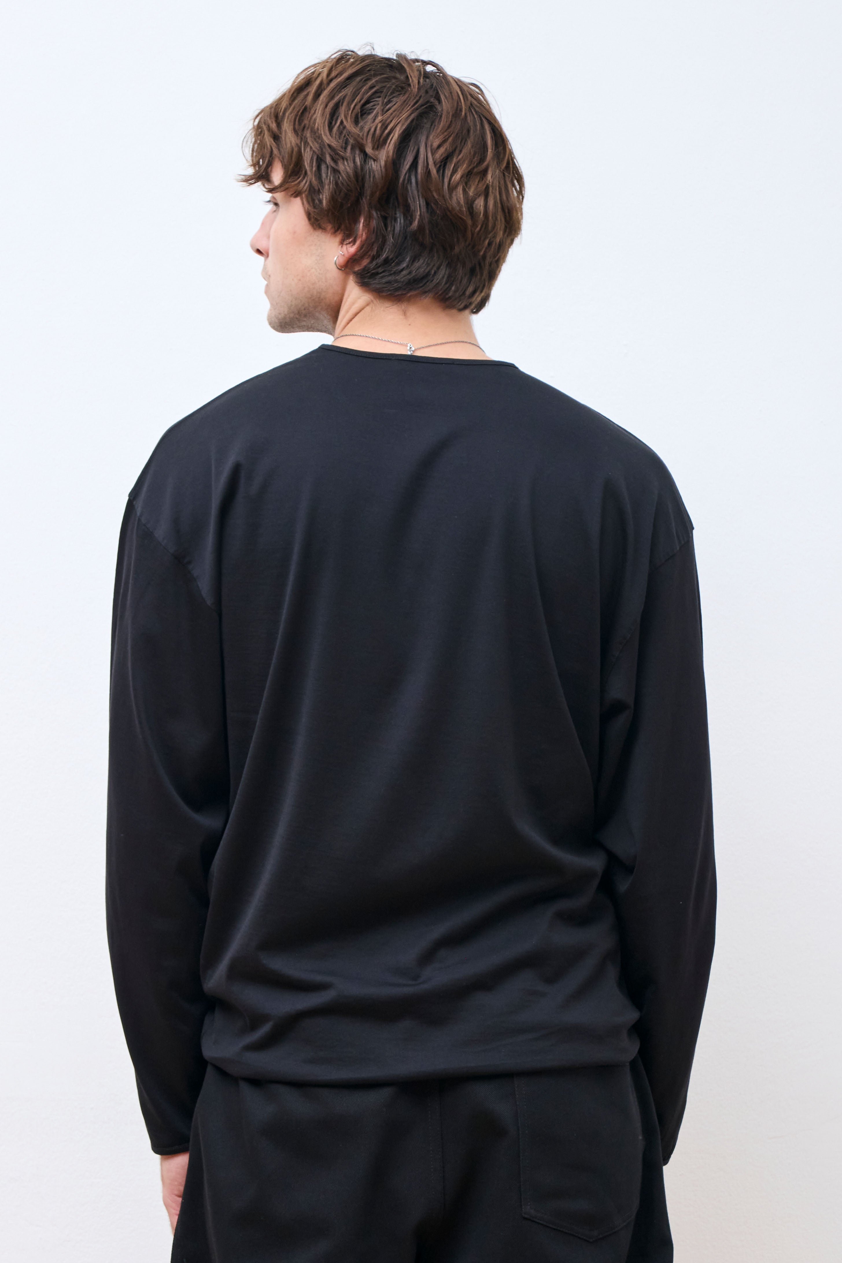 Ls Relaxed Tee Black