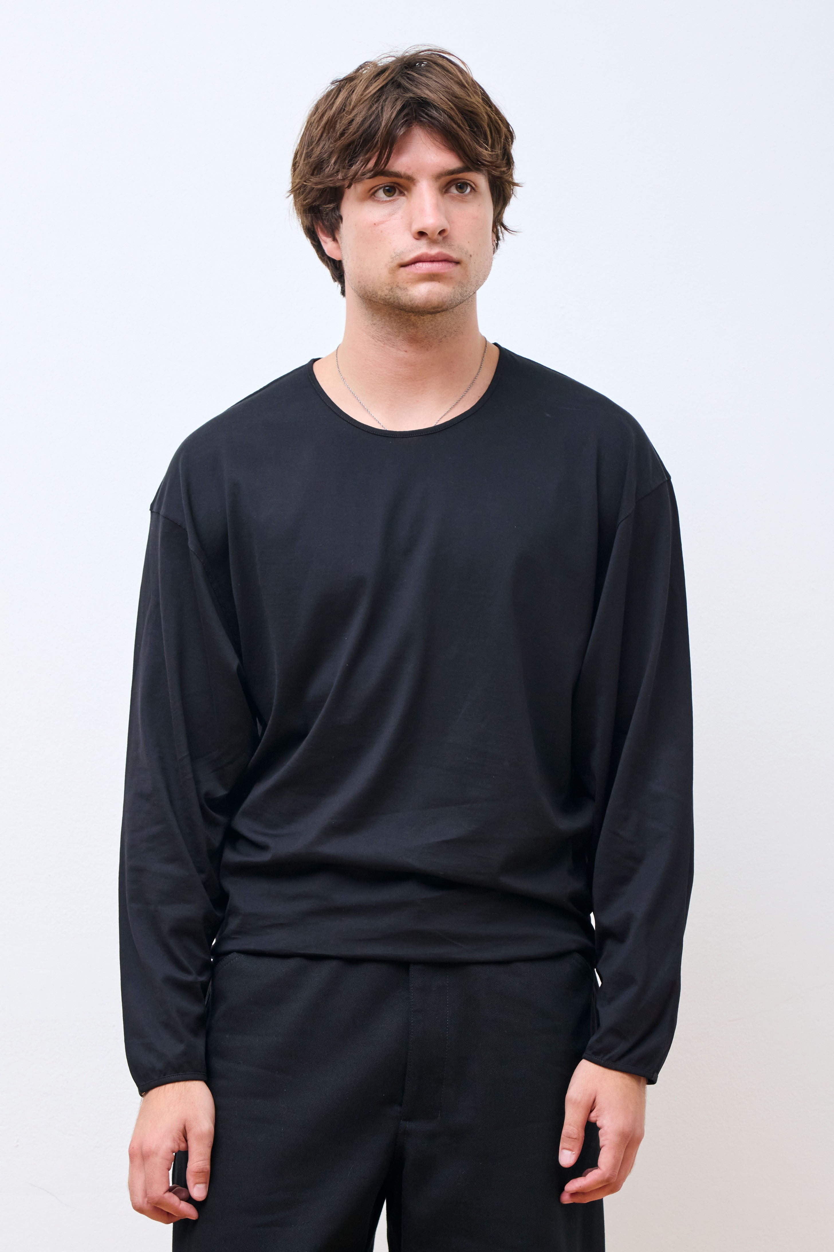 Ls Relaxed Tee Black