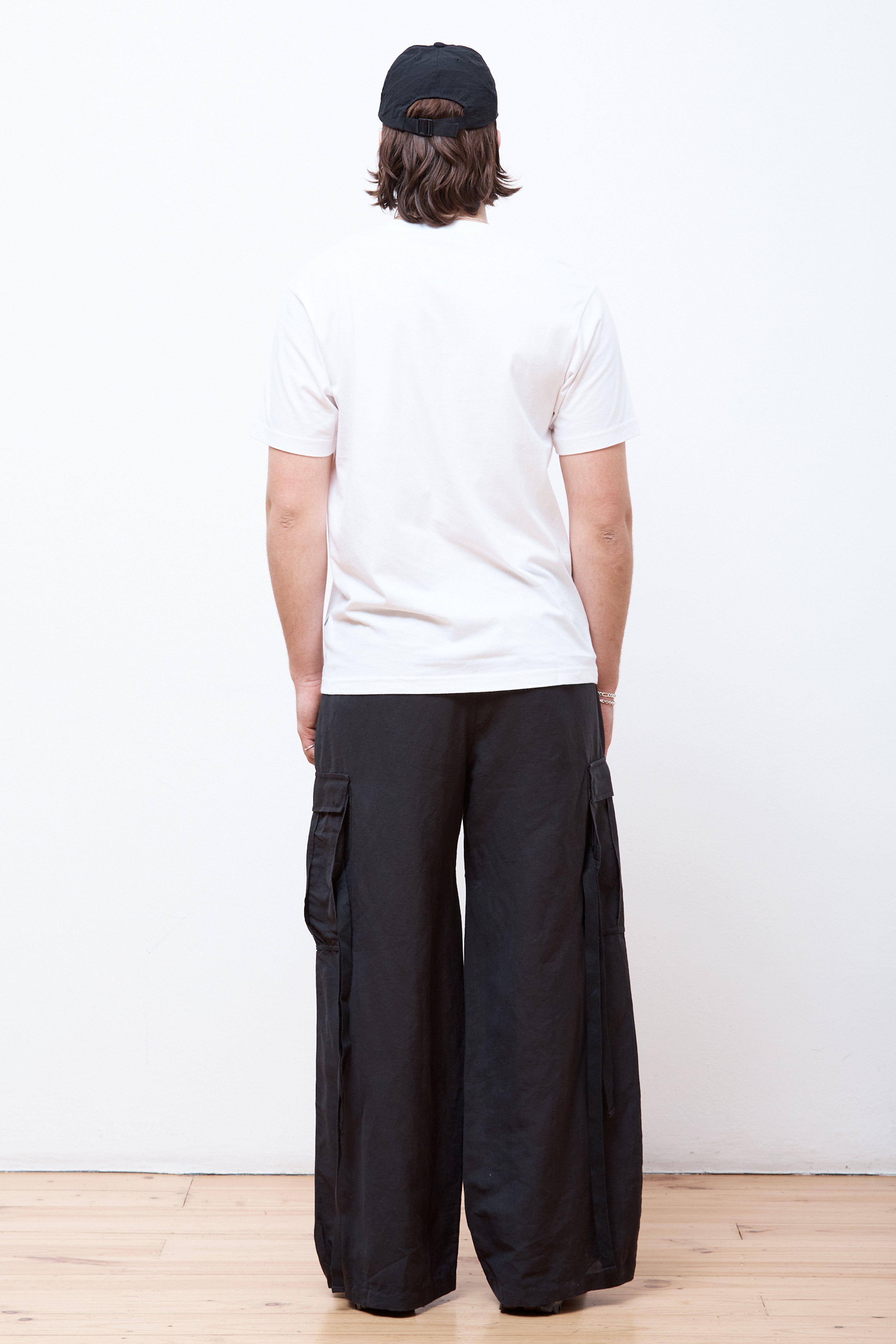 Hakama Cargo Track Pants Black