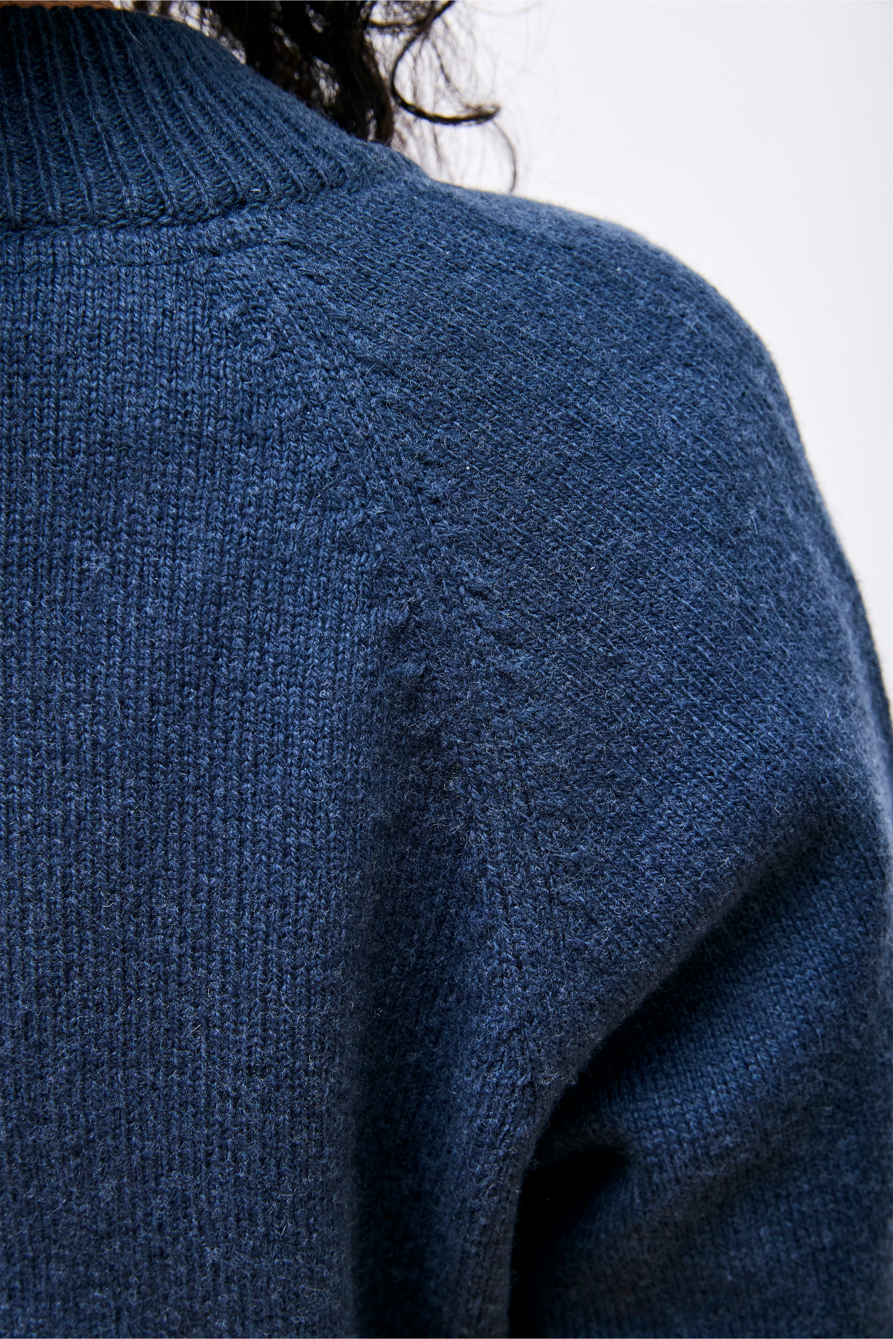 MHL Cropped Cardigan Dark Navy