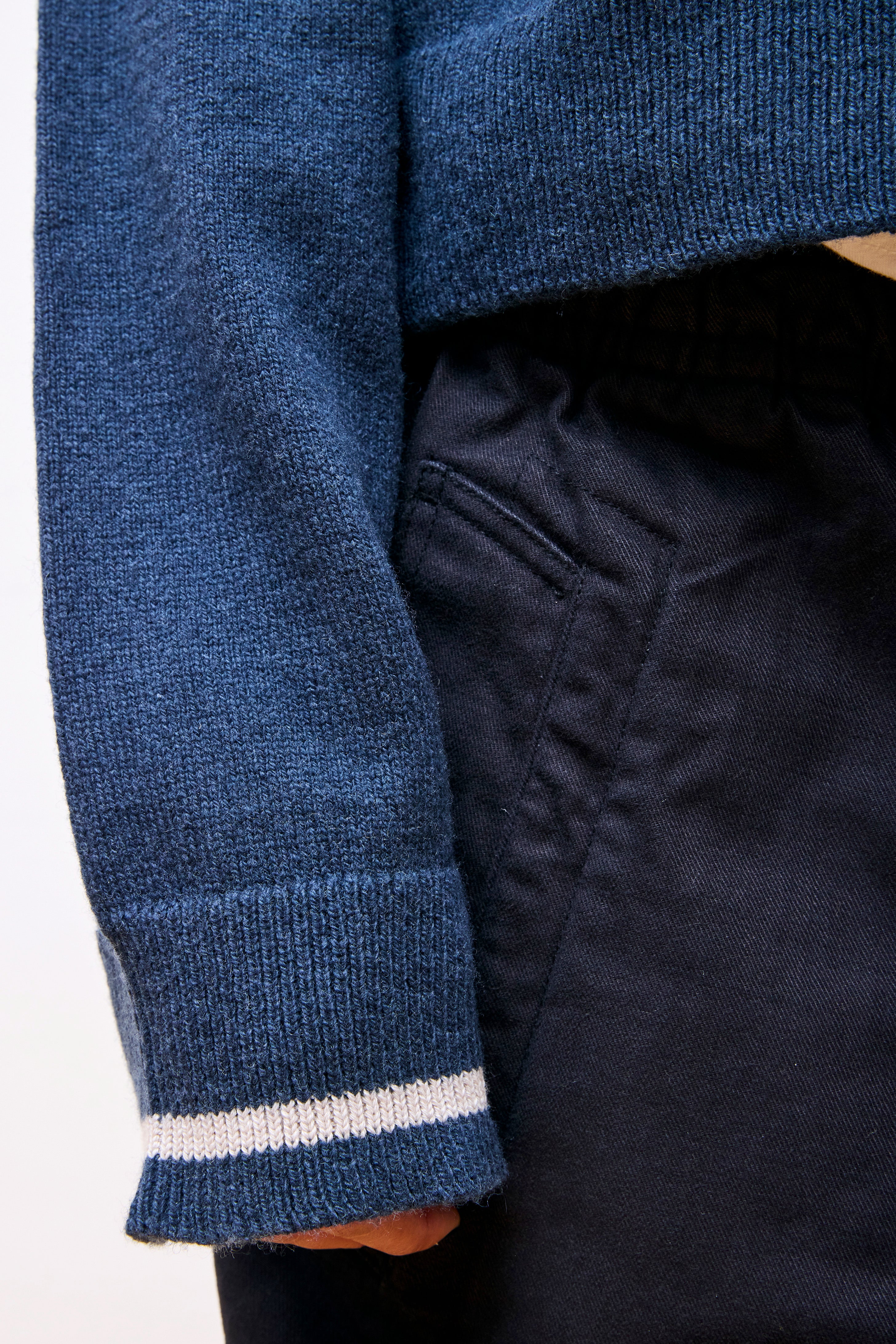 MHL Cropped Cardigan Dark Navy