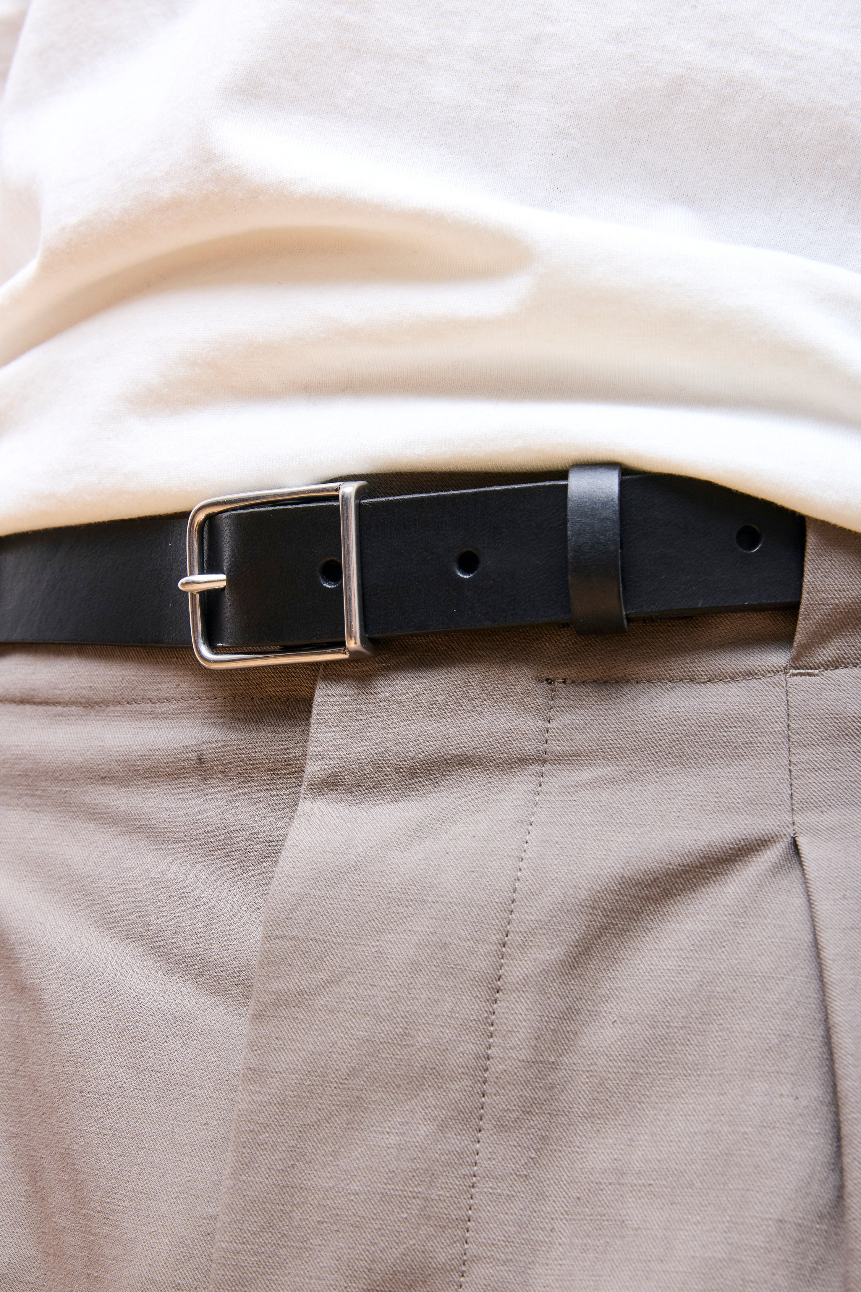 MHL Keeper Buckle Belt Black