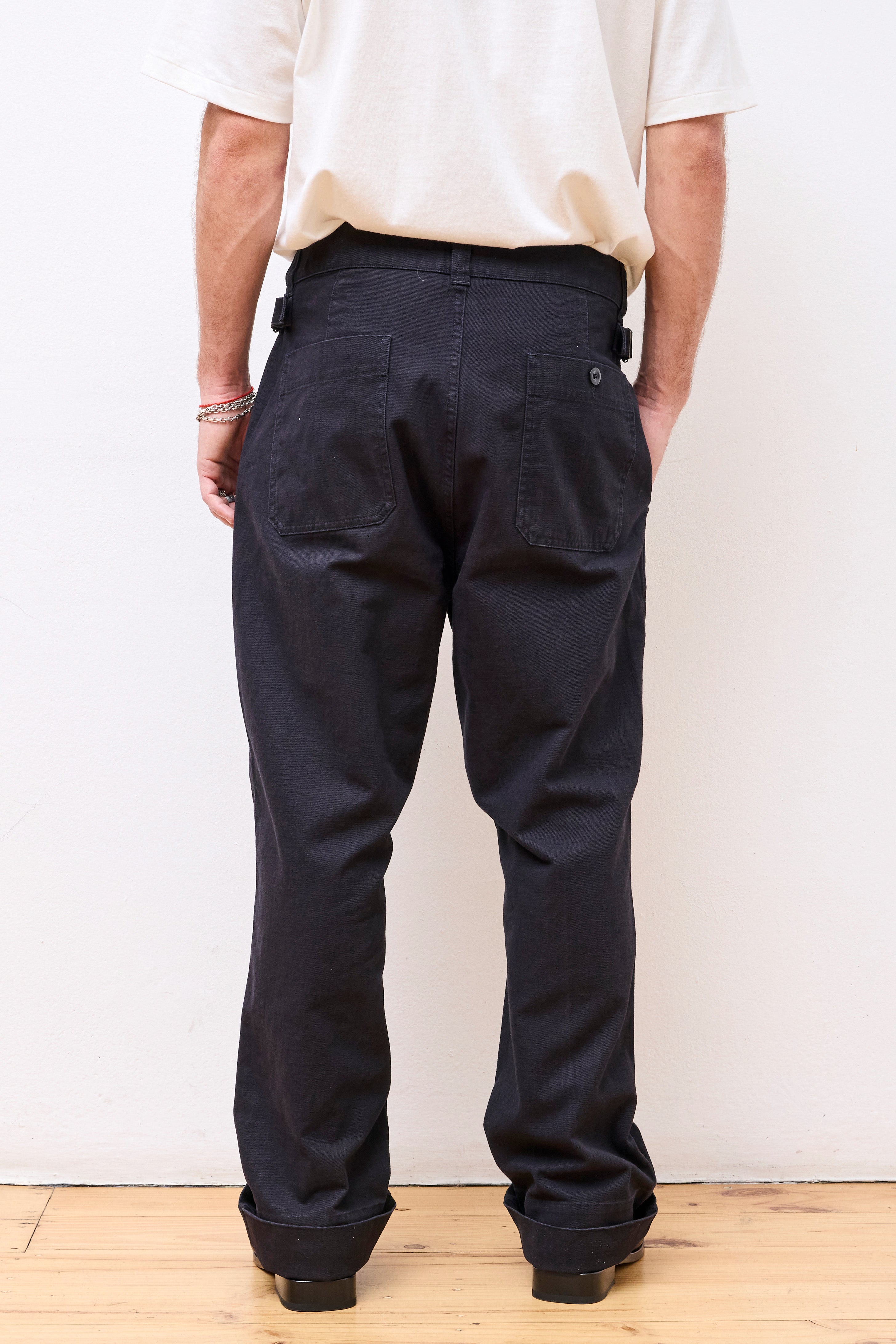 MHL Waist Tab Chino Indigo