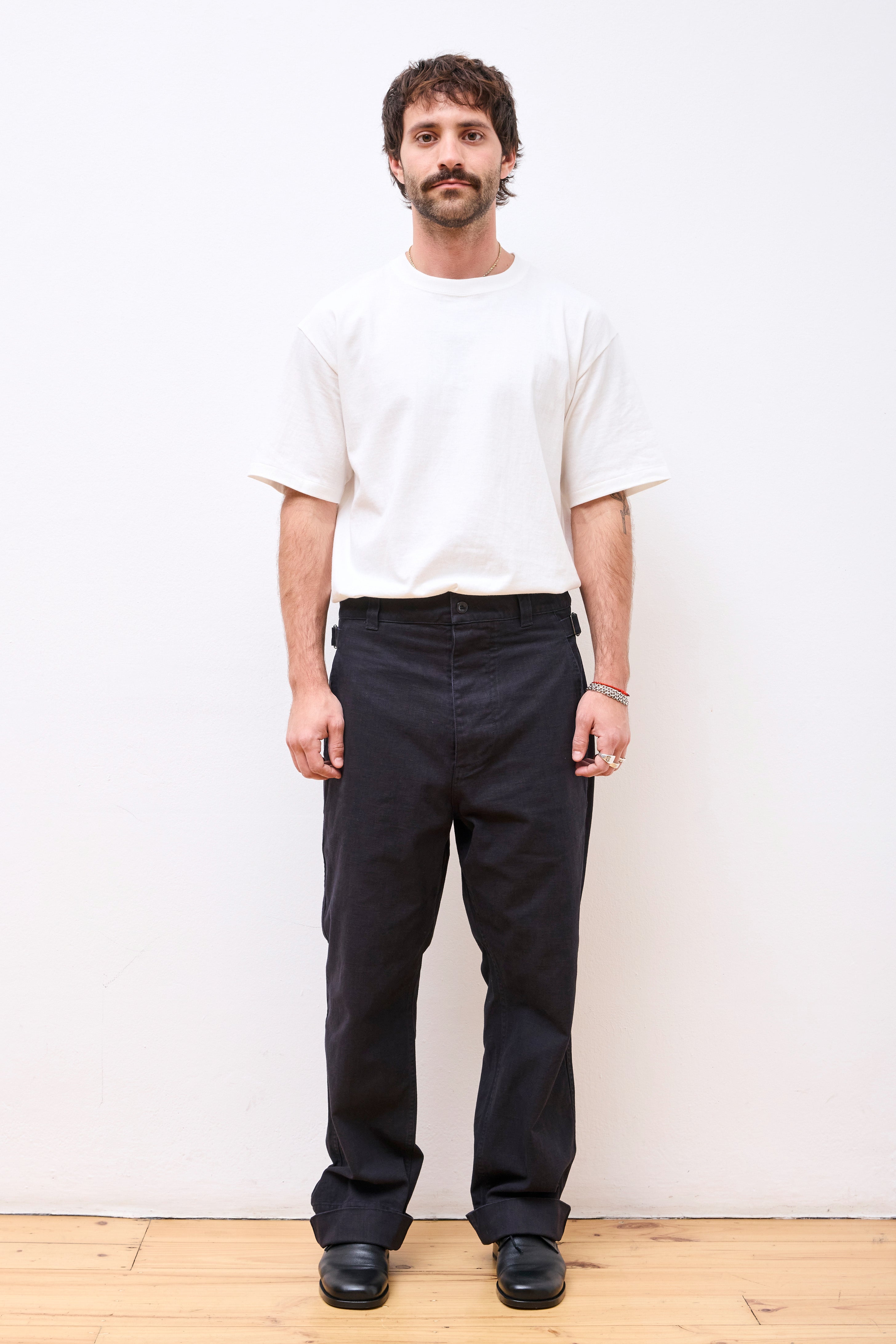 MHL Waist Tab Chino Indigo