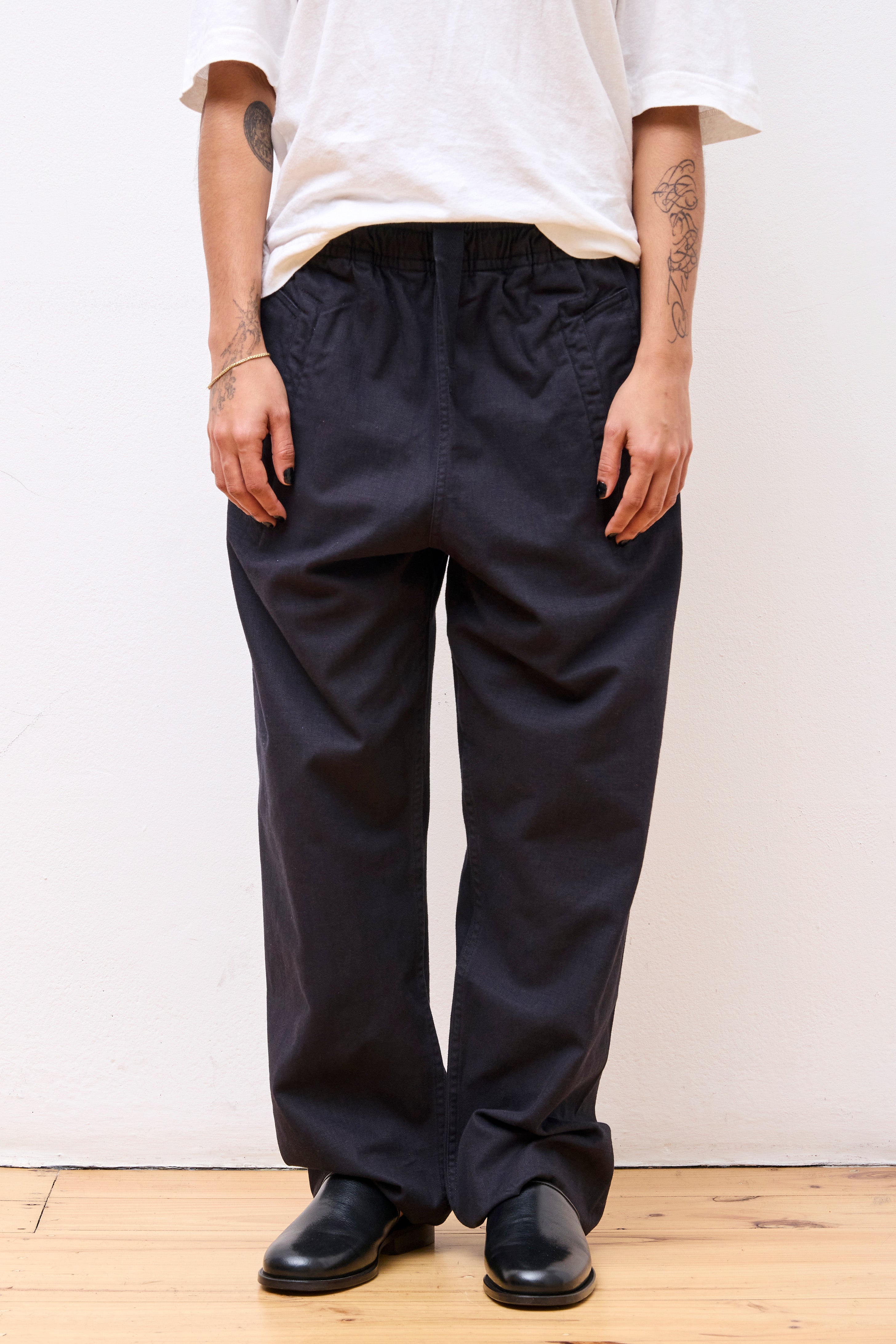MHL Wide Leg Trouser Indigo