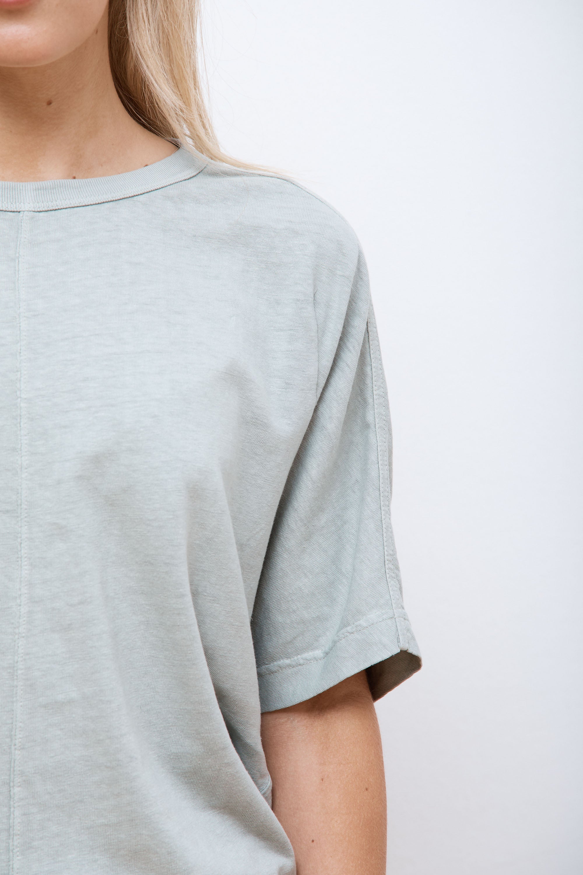 Hemp Cross Oversized T-Shirt Sage