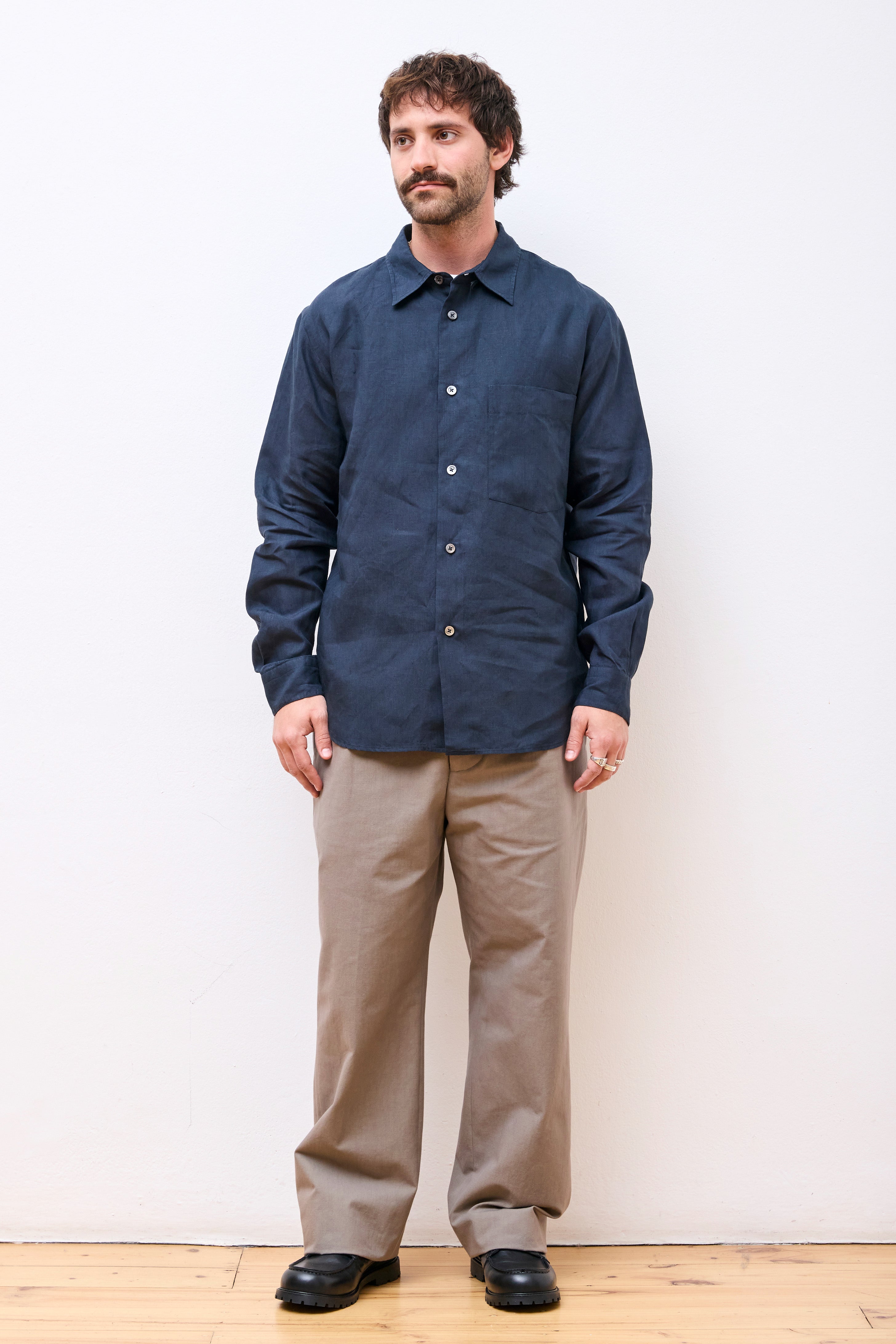Basic Shirt Dark Navy