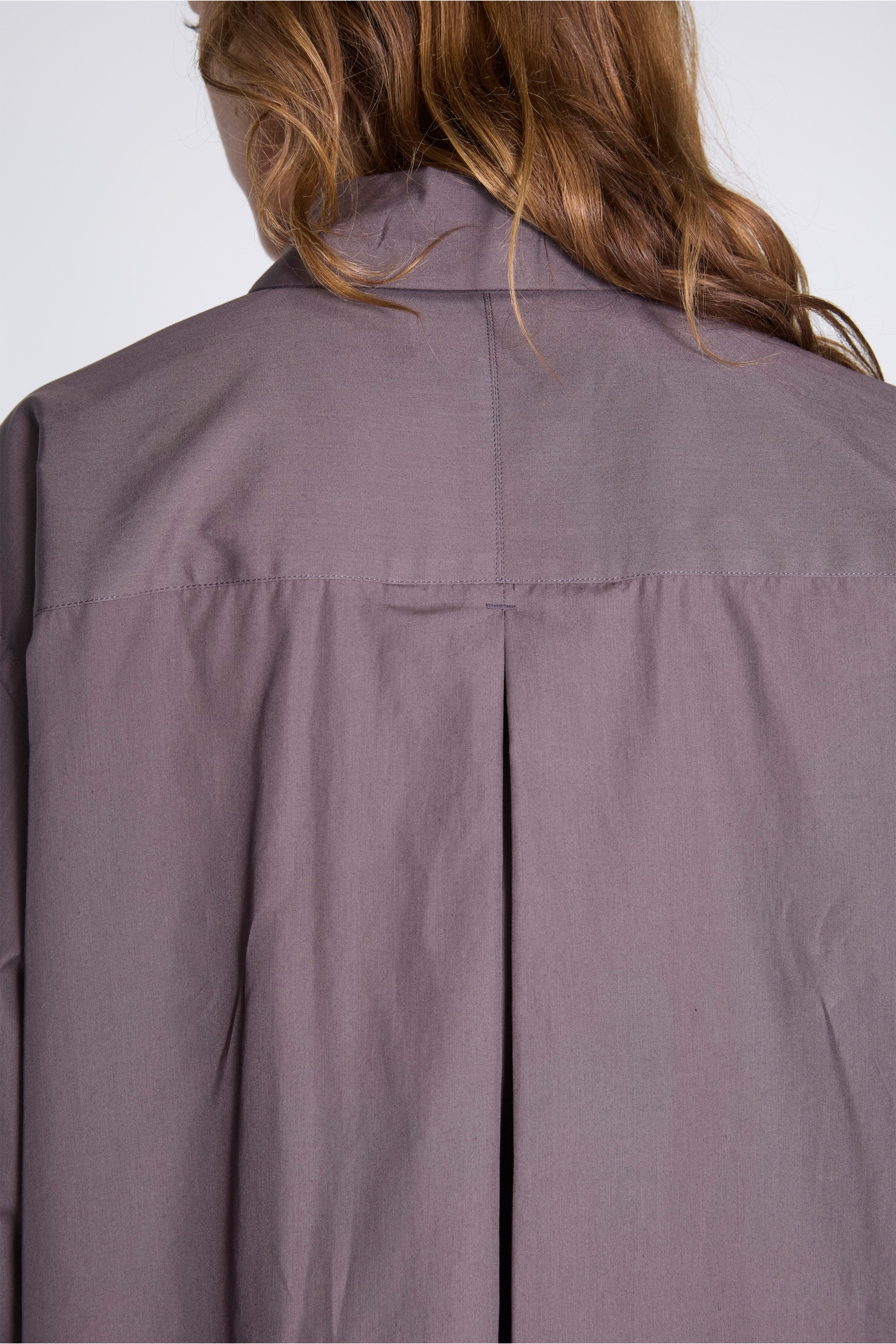 Inverted Pleat Shirt Ash