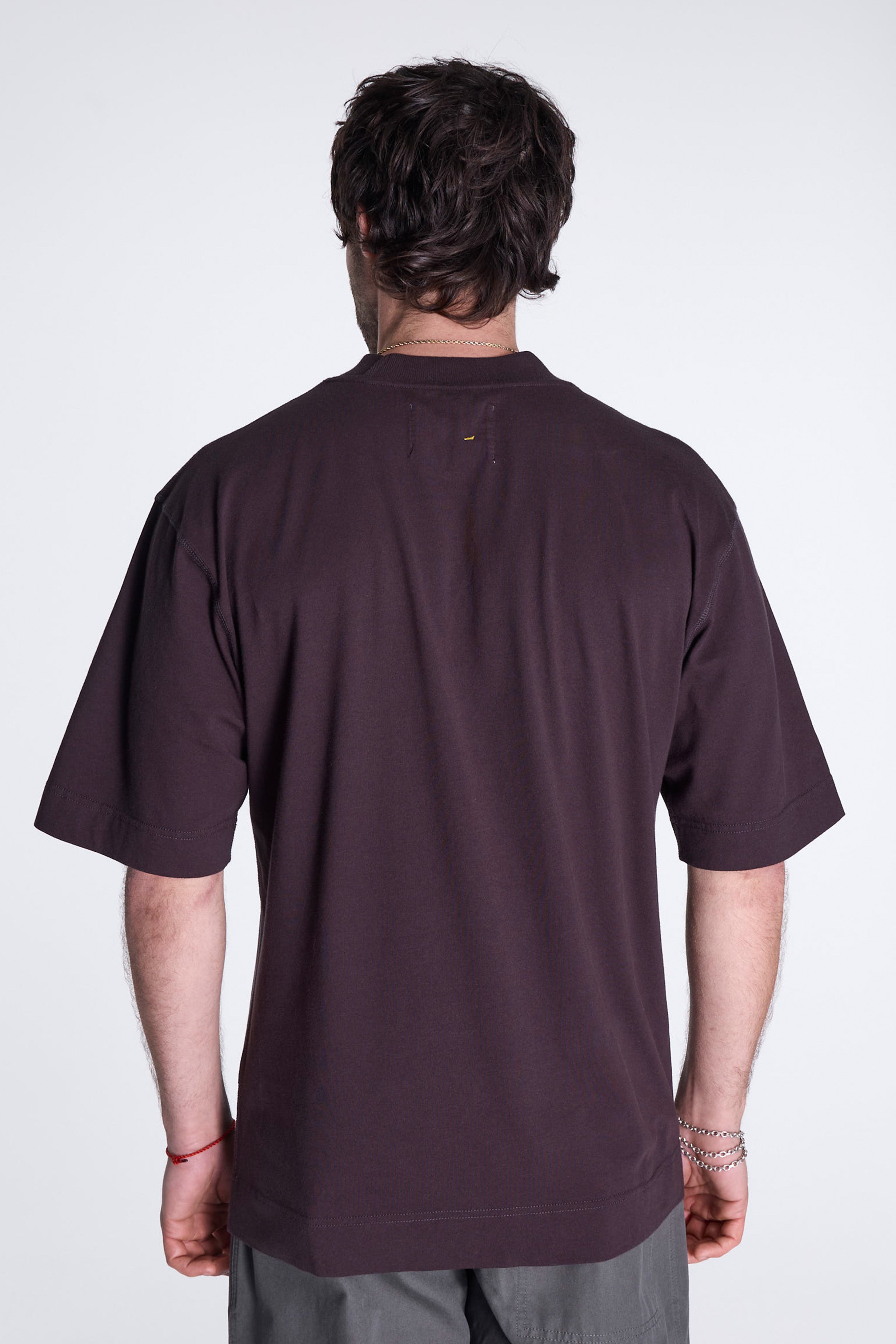 MHL Flatlock T-Shirt Mahogany