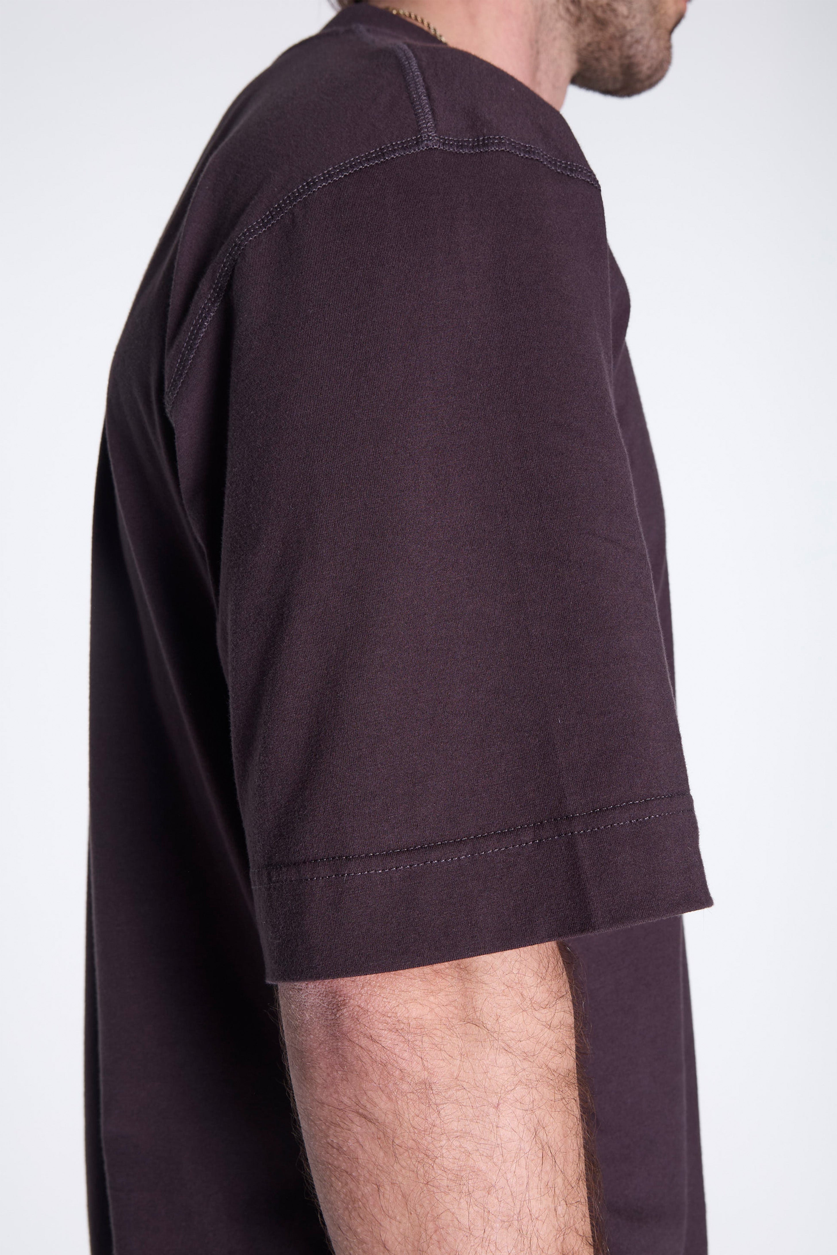 MHL Flatlock T-Shirt Mahogany