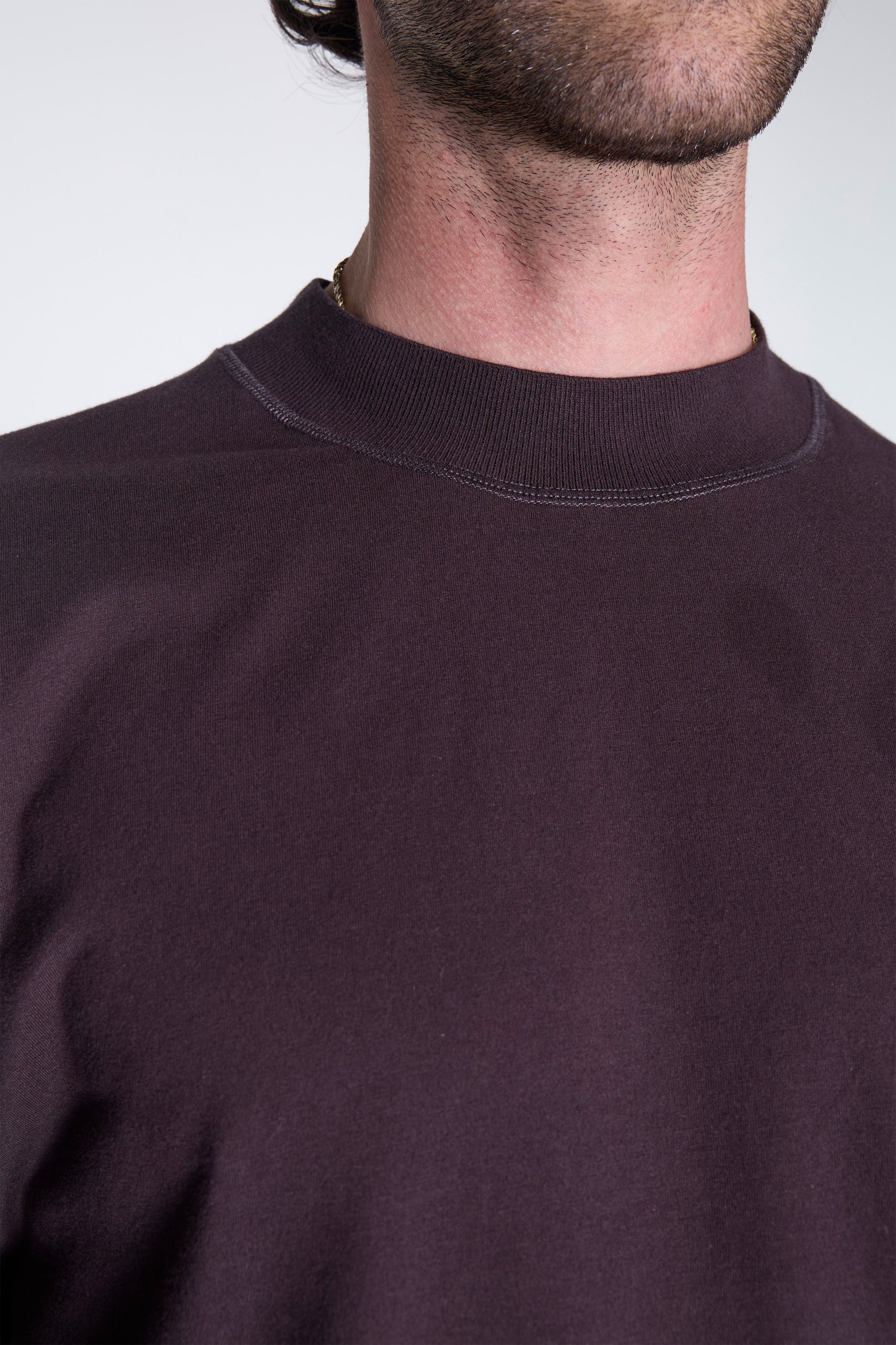 MHL Flatlock T-Shirt Mahogany