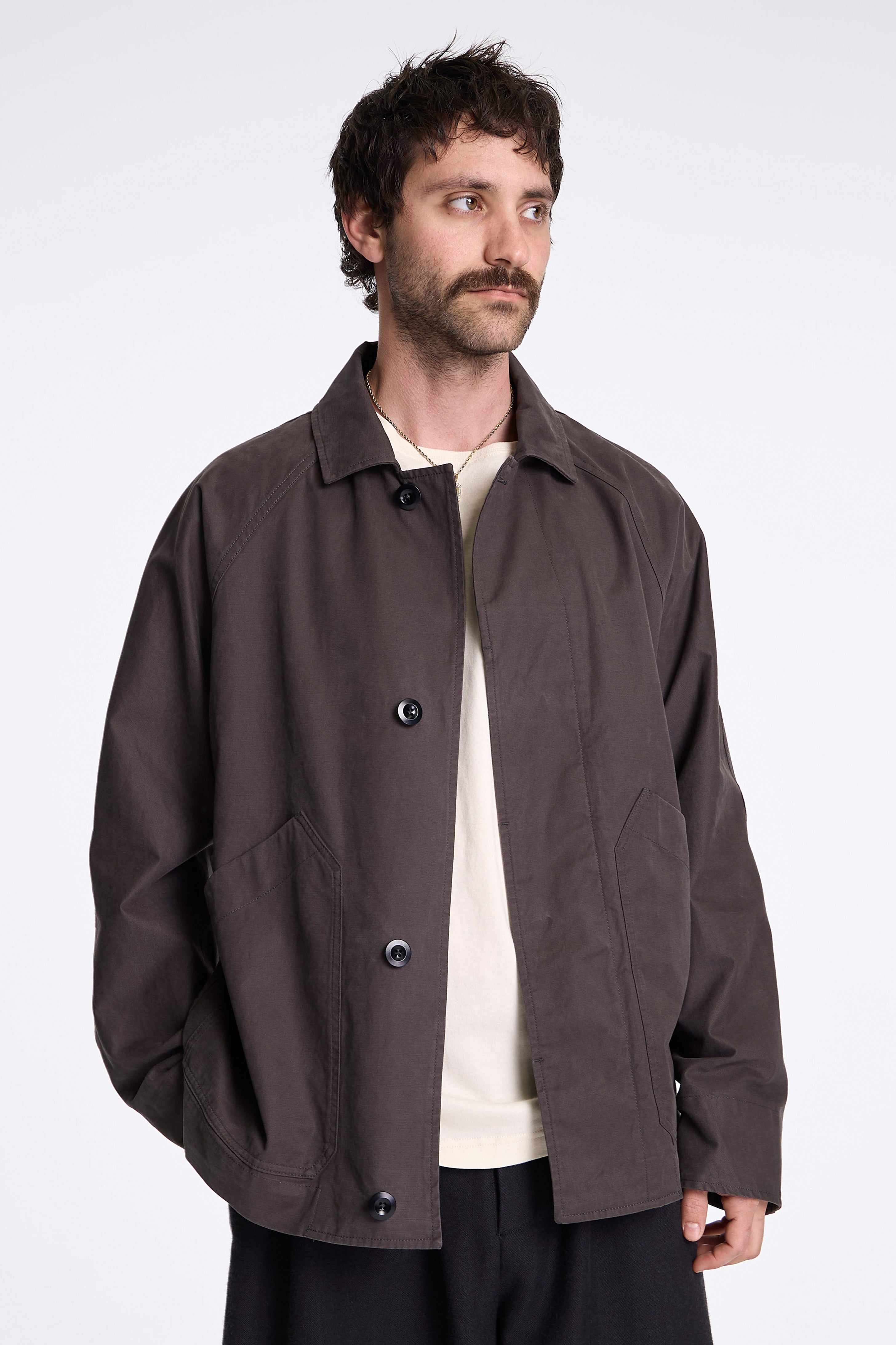 MHL Raglan Jacket Ebony