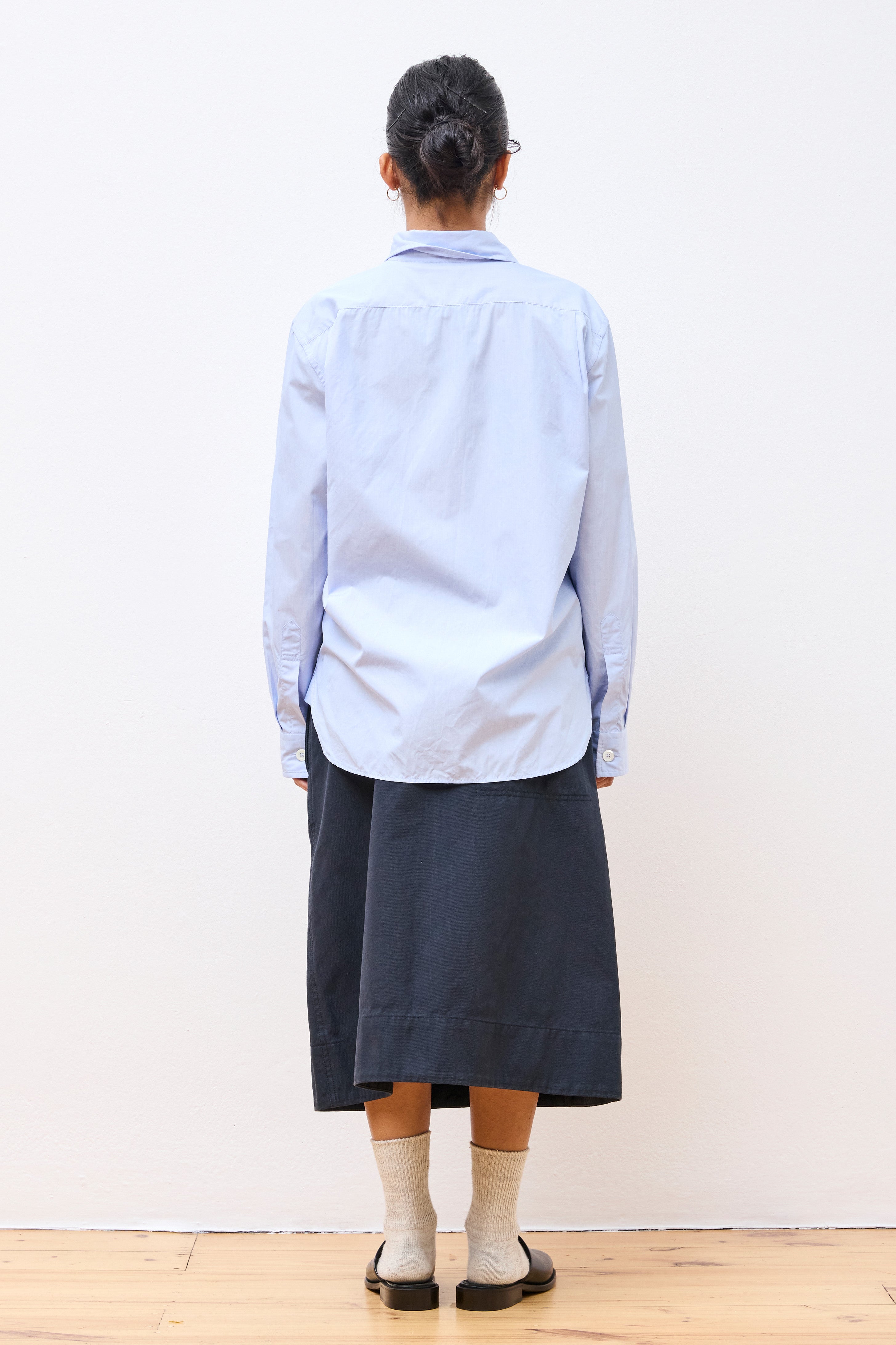 Monogram Shirt Soft Blue