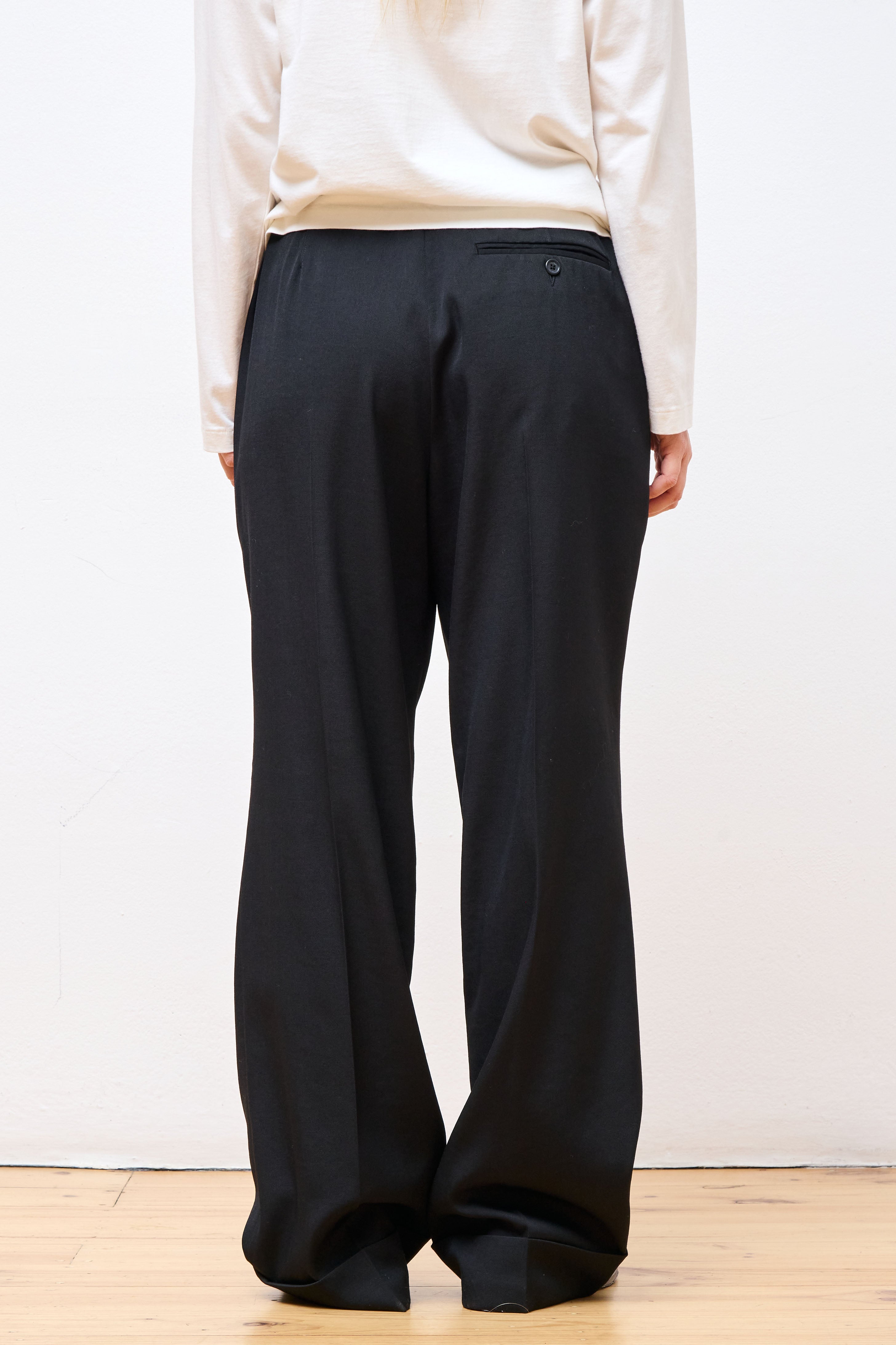 Loose Leg Trouser Black