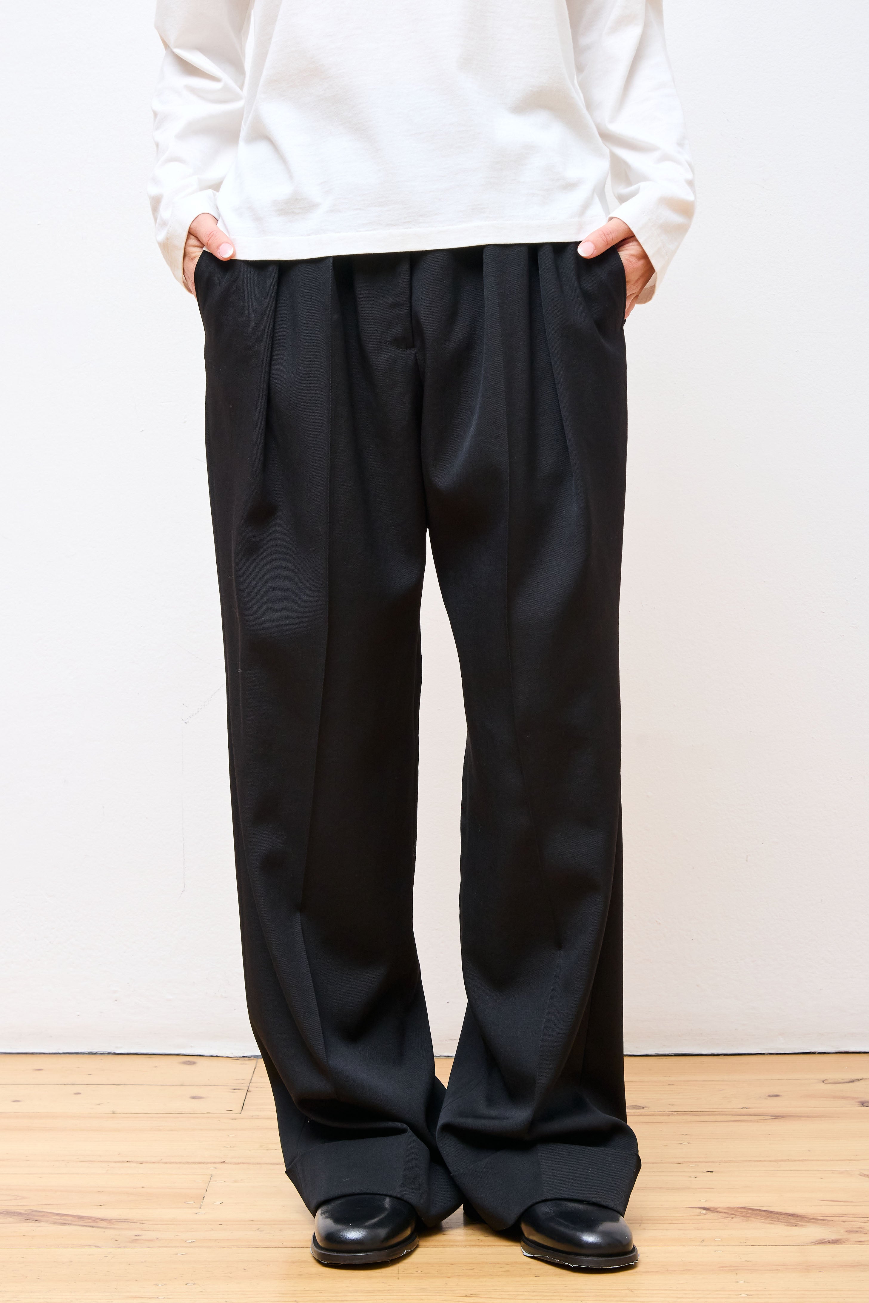 Loose Leg Trouser Black