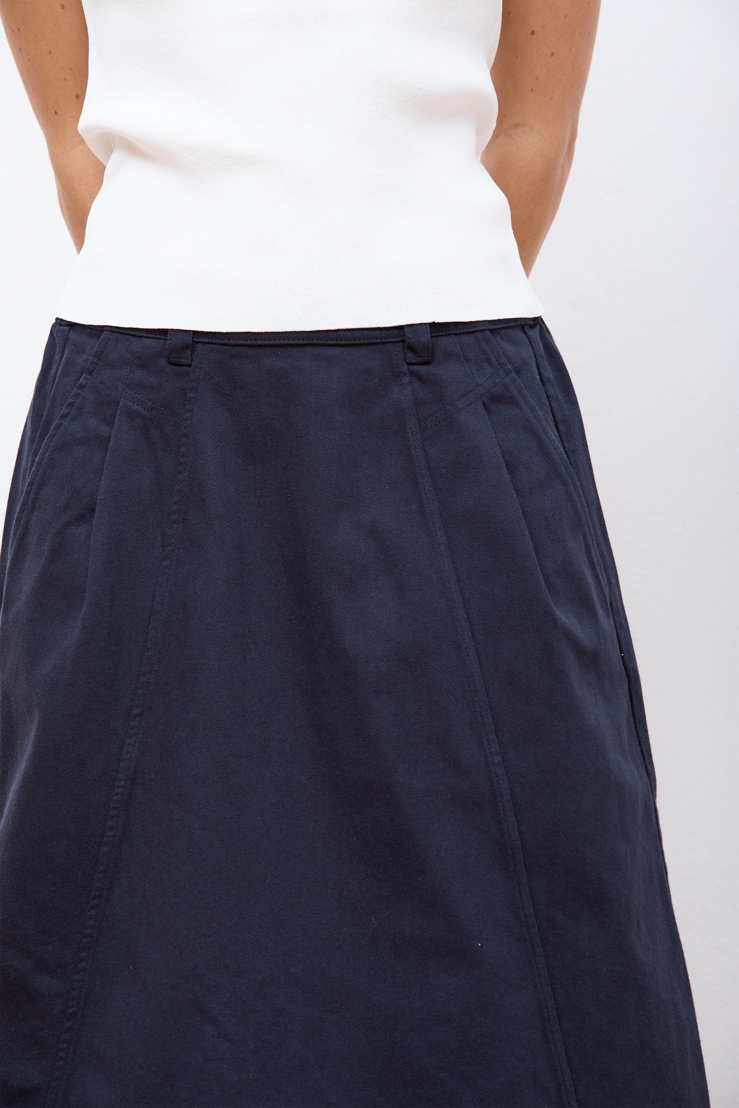 MHL Panelled Scout Skirt Ink