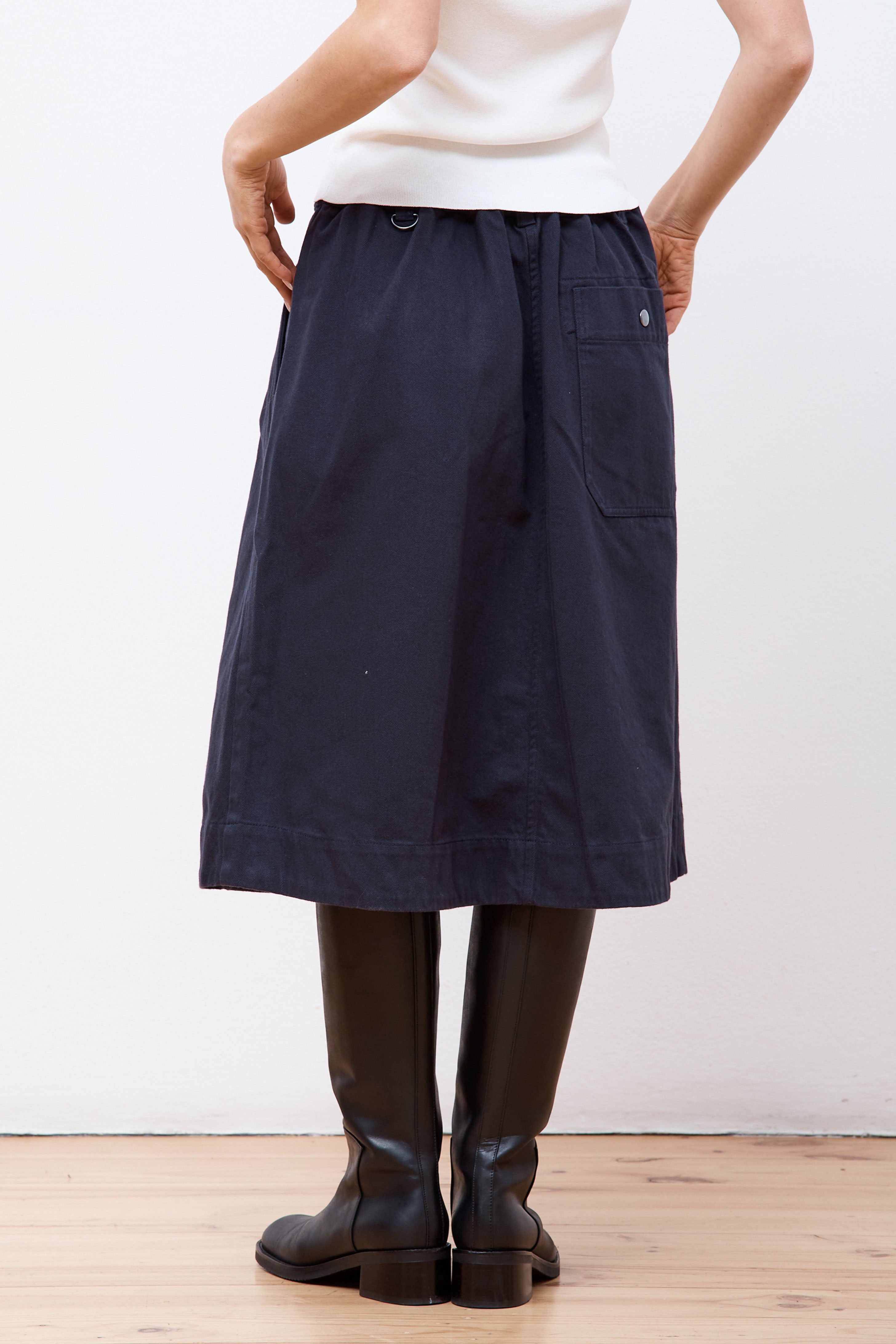 MHL Panelled Scout Skirt Ink