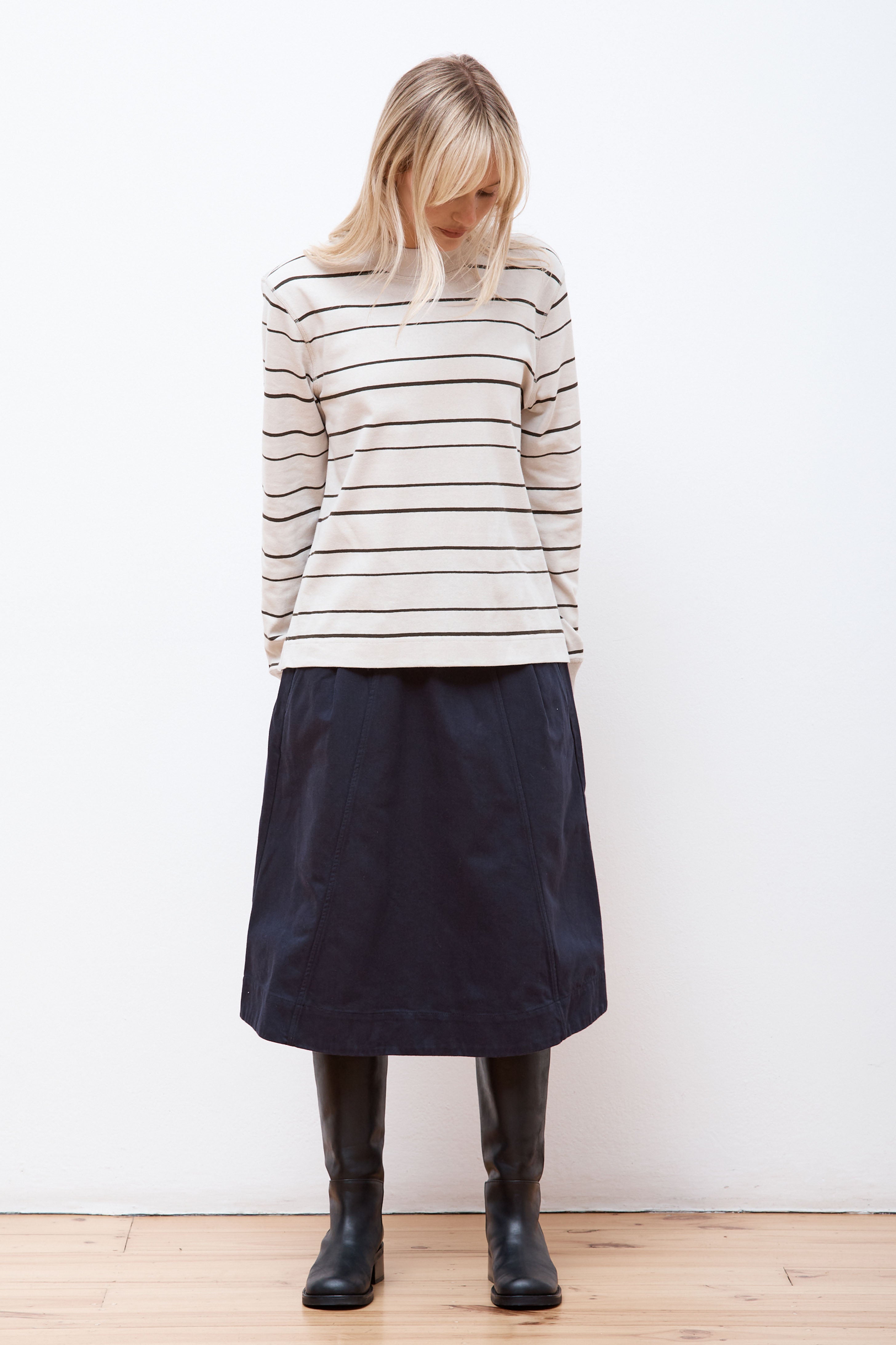 MHL Panelled Scout Skirt Ink