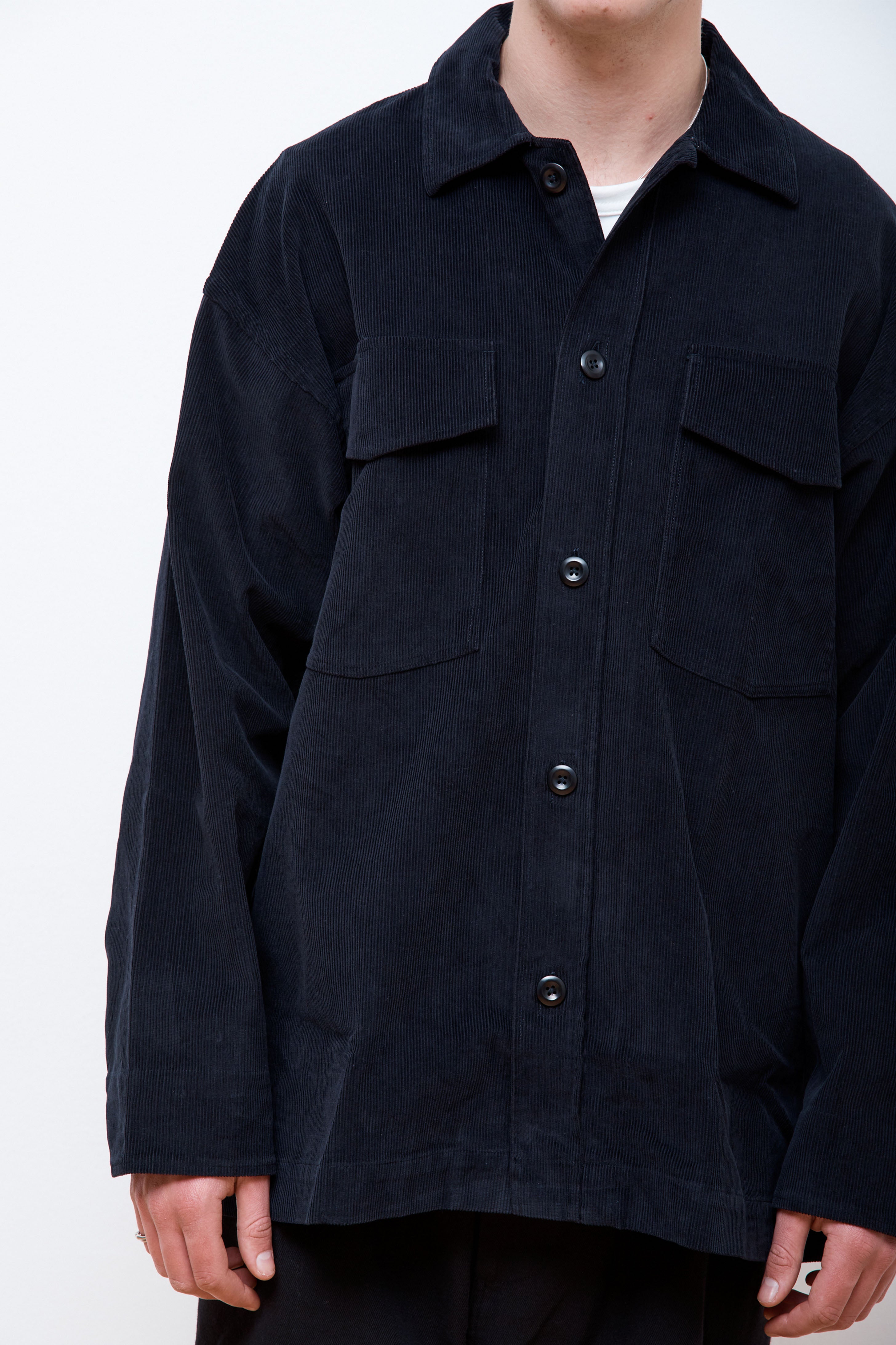 MHL Long Overshirt Black