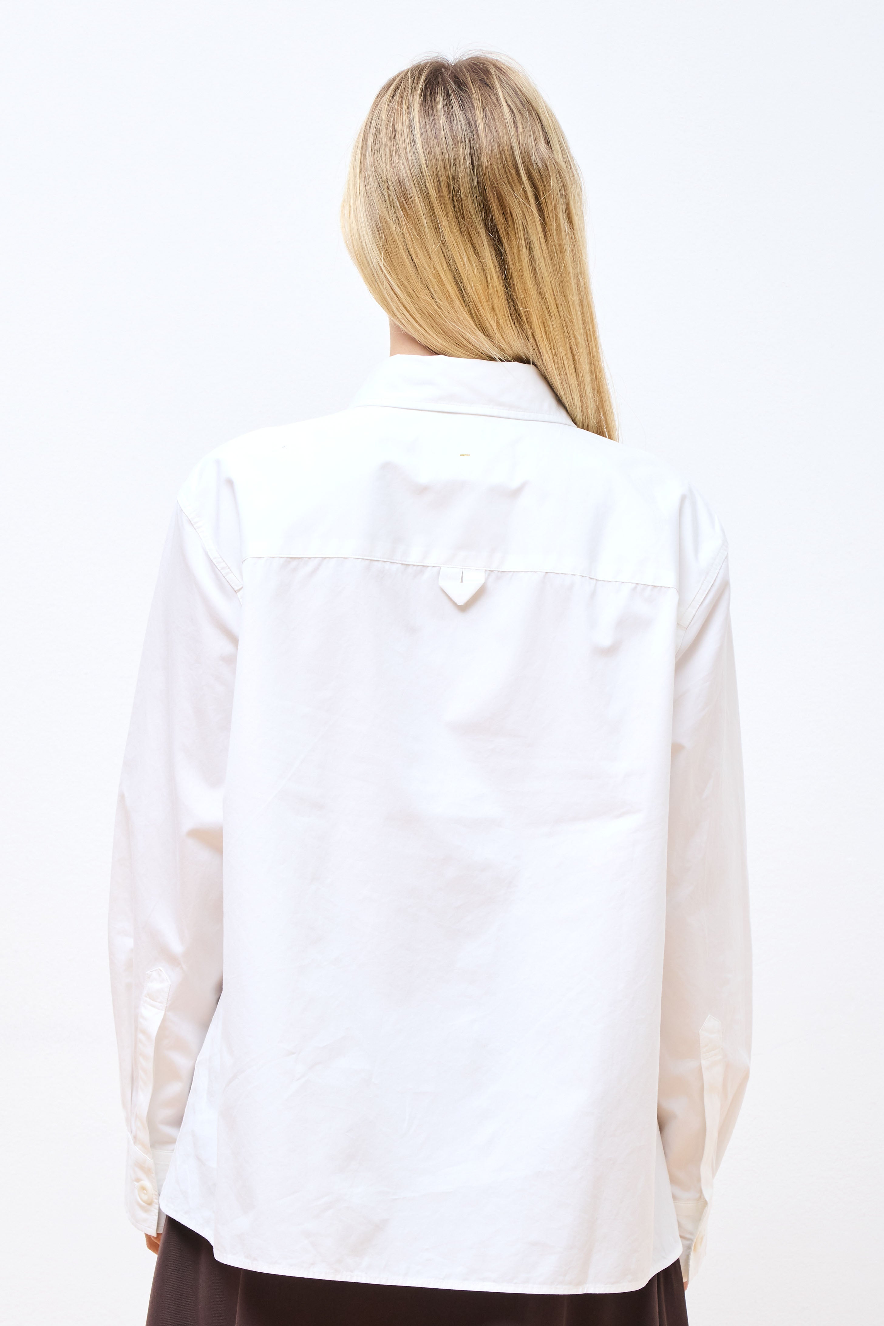 MHL Big Pocket Swing Shirt Off White