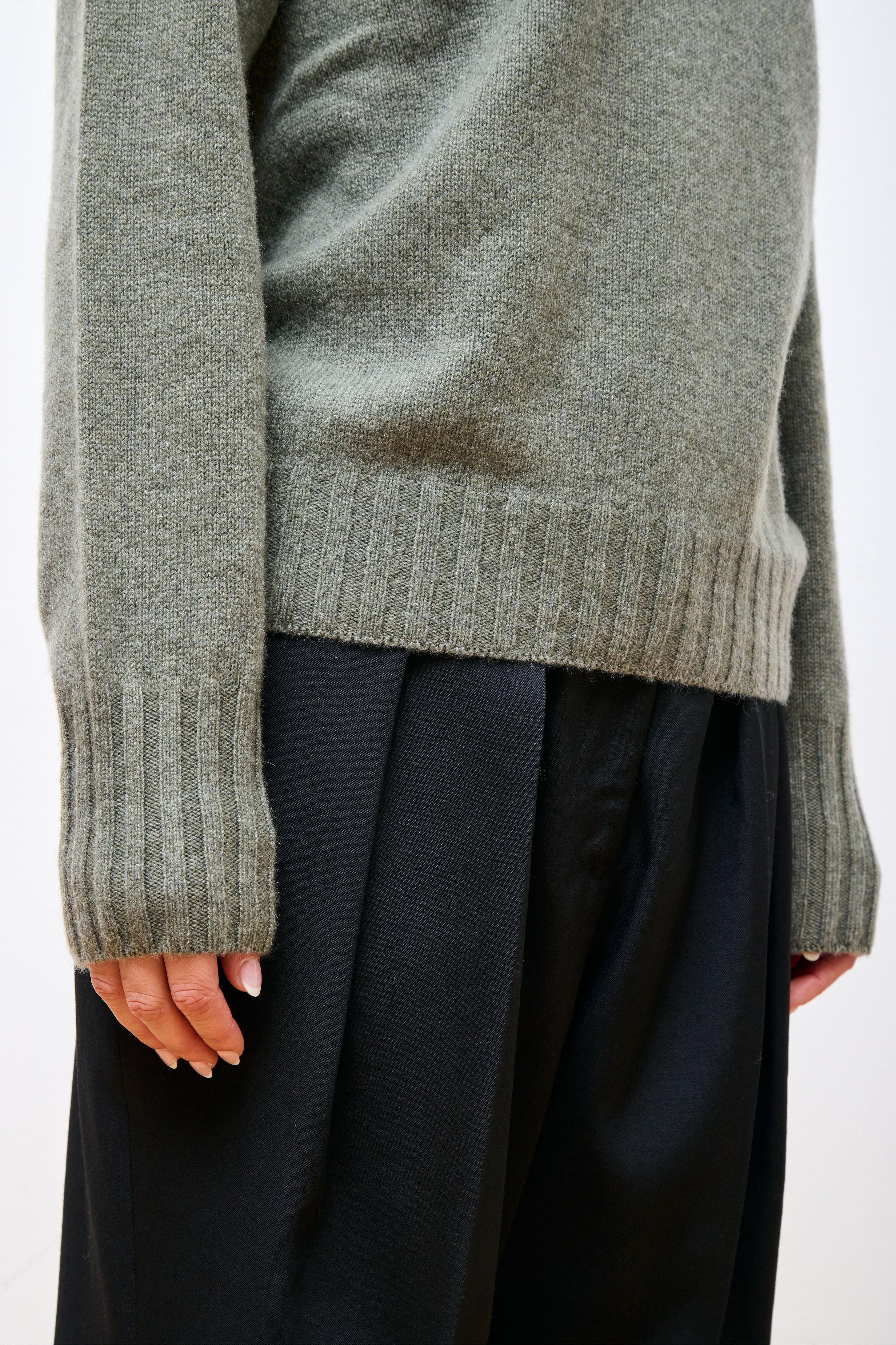 Wide Roll Neck Oregano