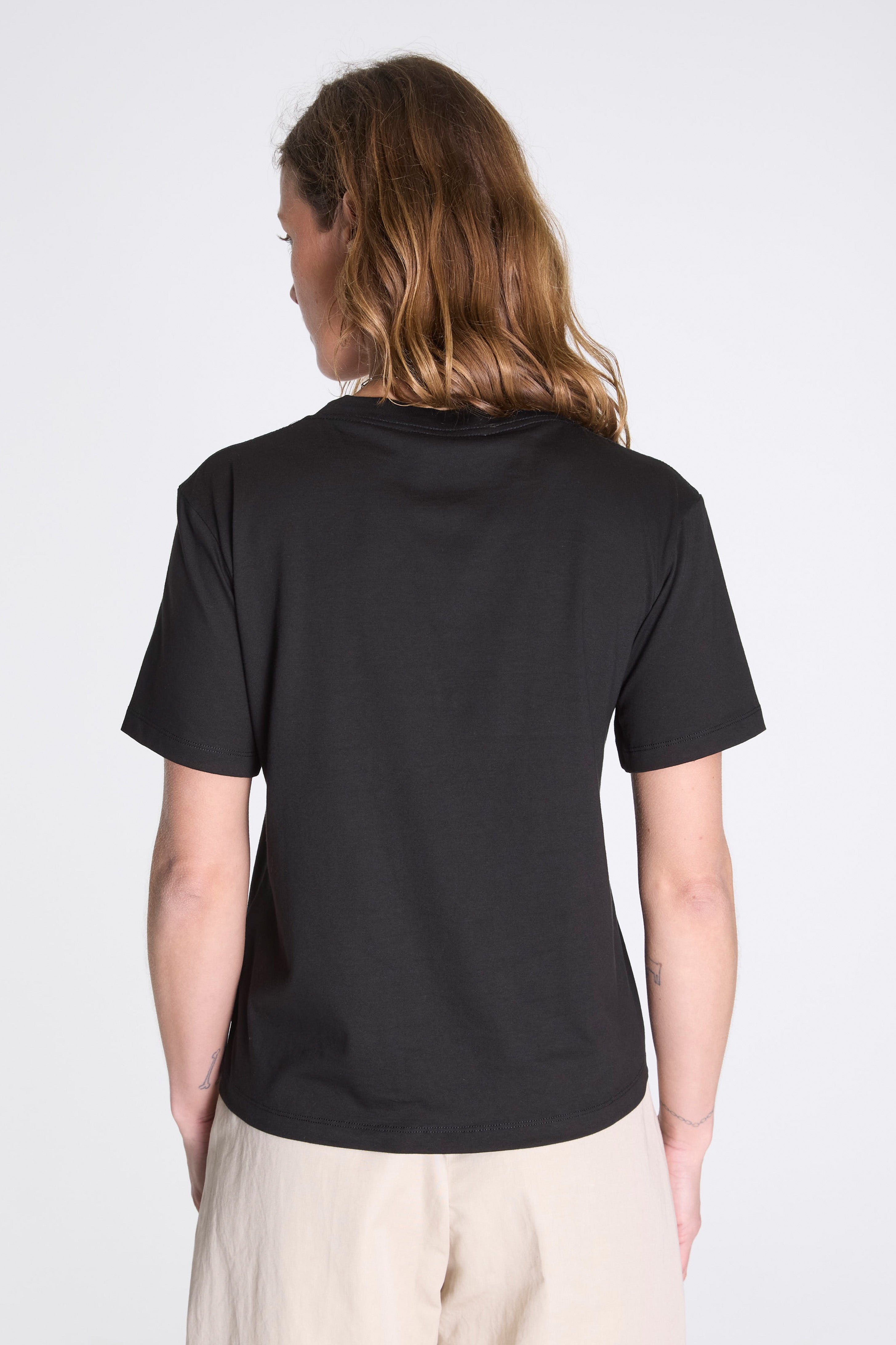 Womens Boys T-Shirt Black