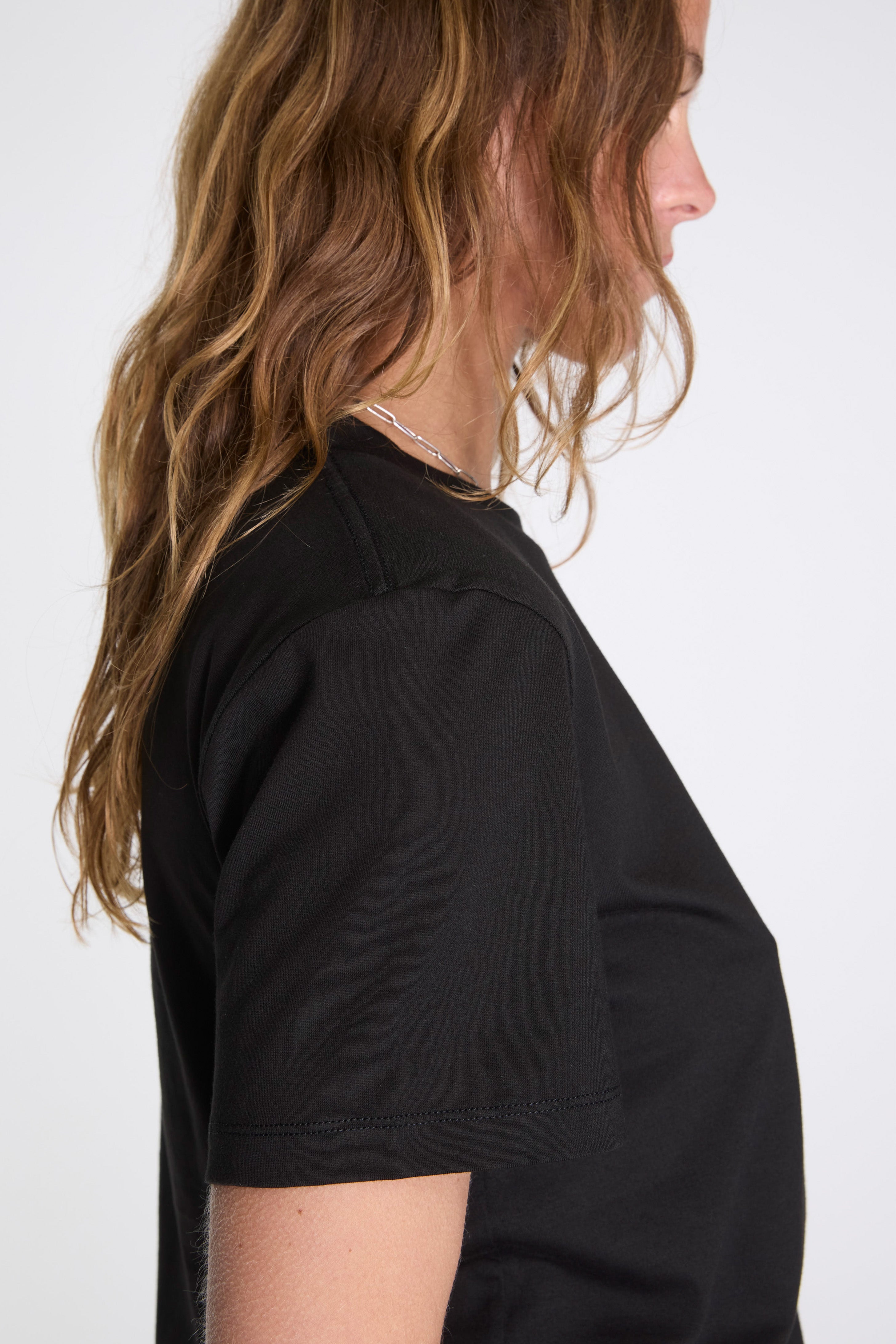 Womens Boys T-Shirt Black