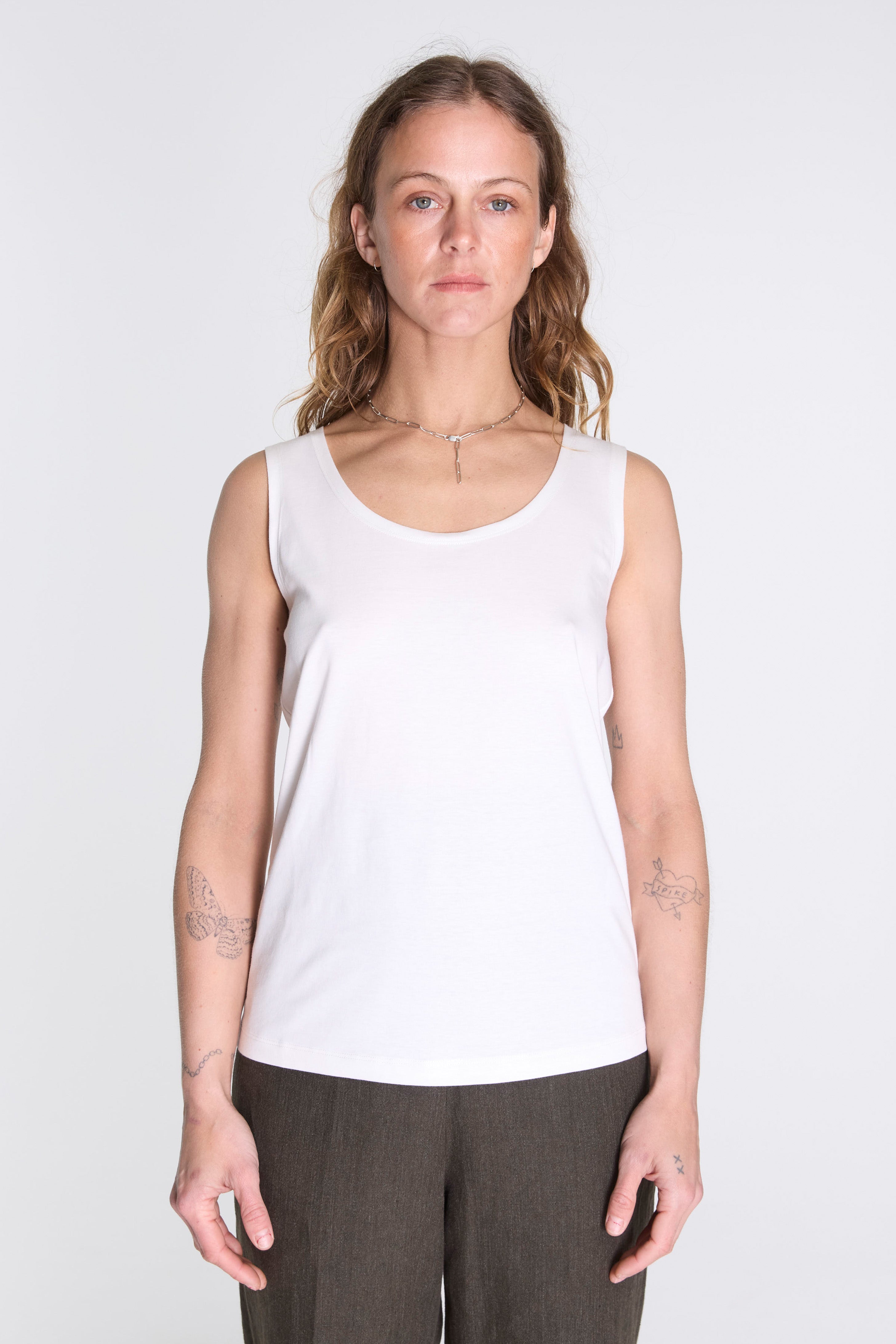 Womens Vest Off White
