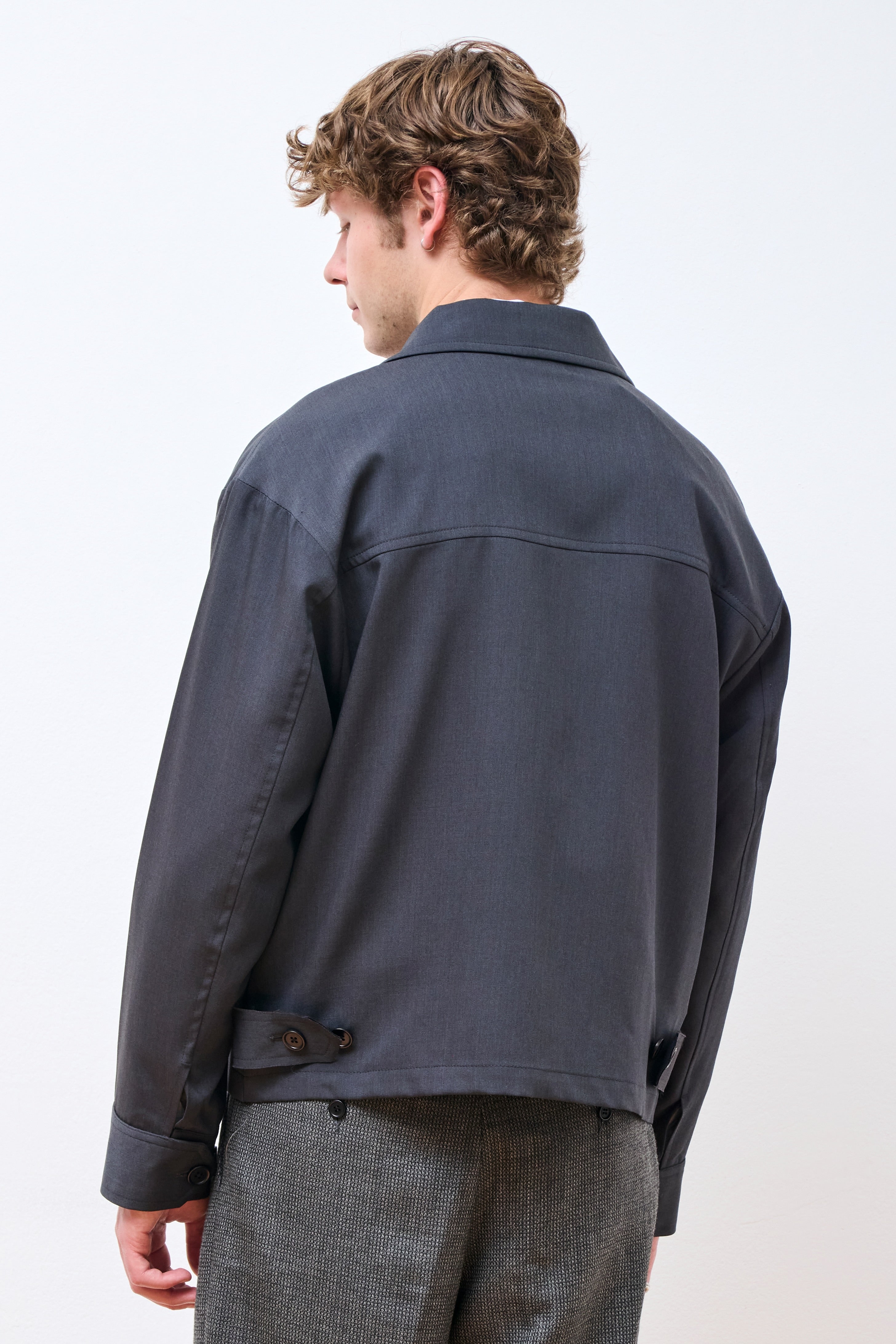 Mail Jacket Anthracite Wool