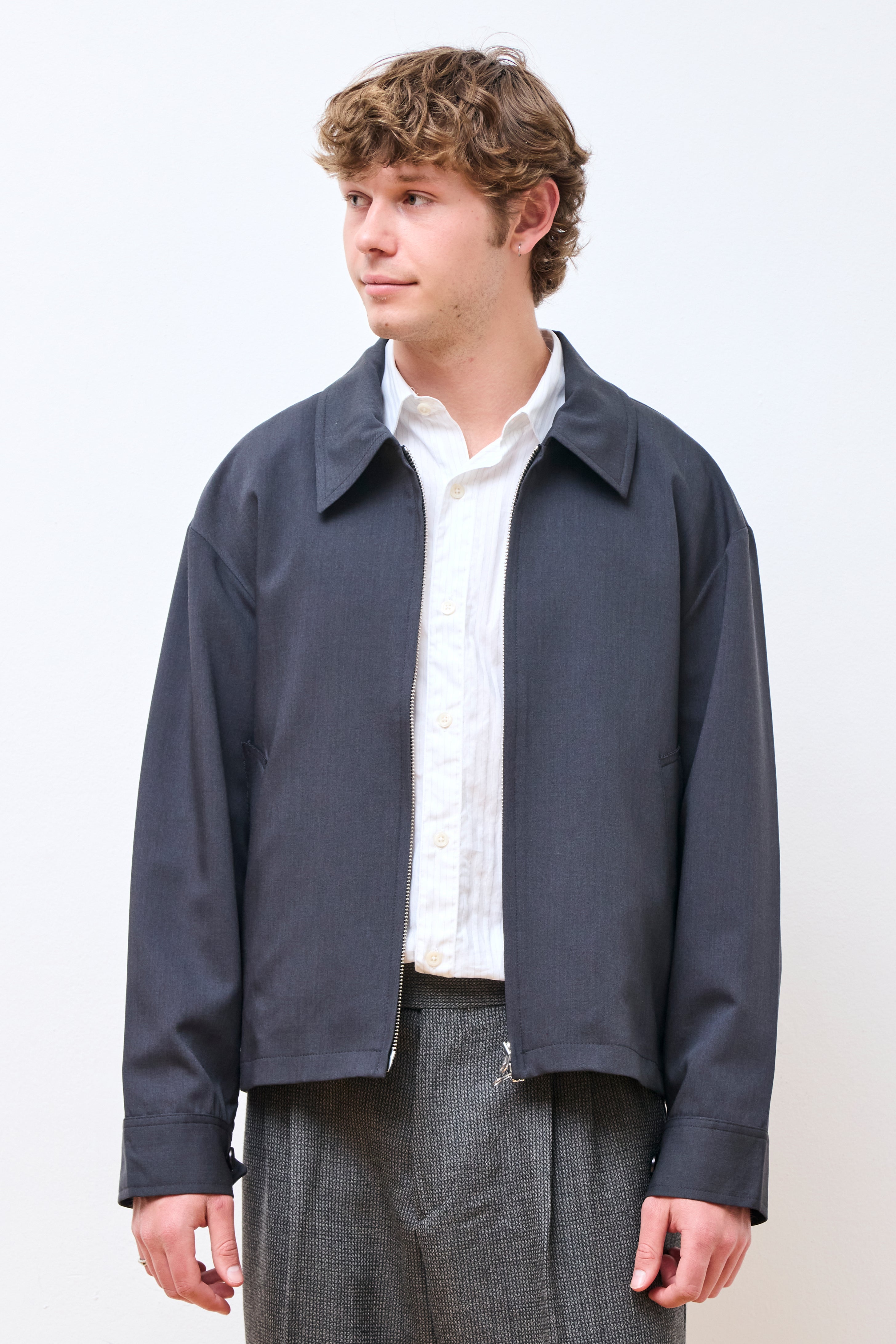 Mail Jacket Anthracite Wool