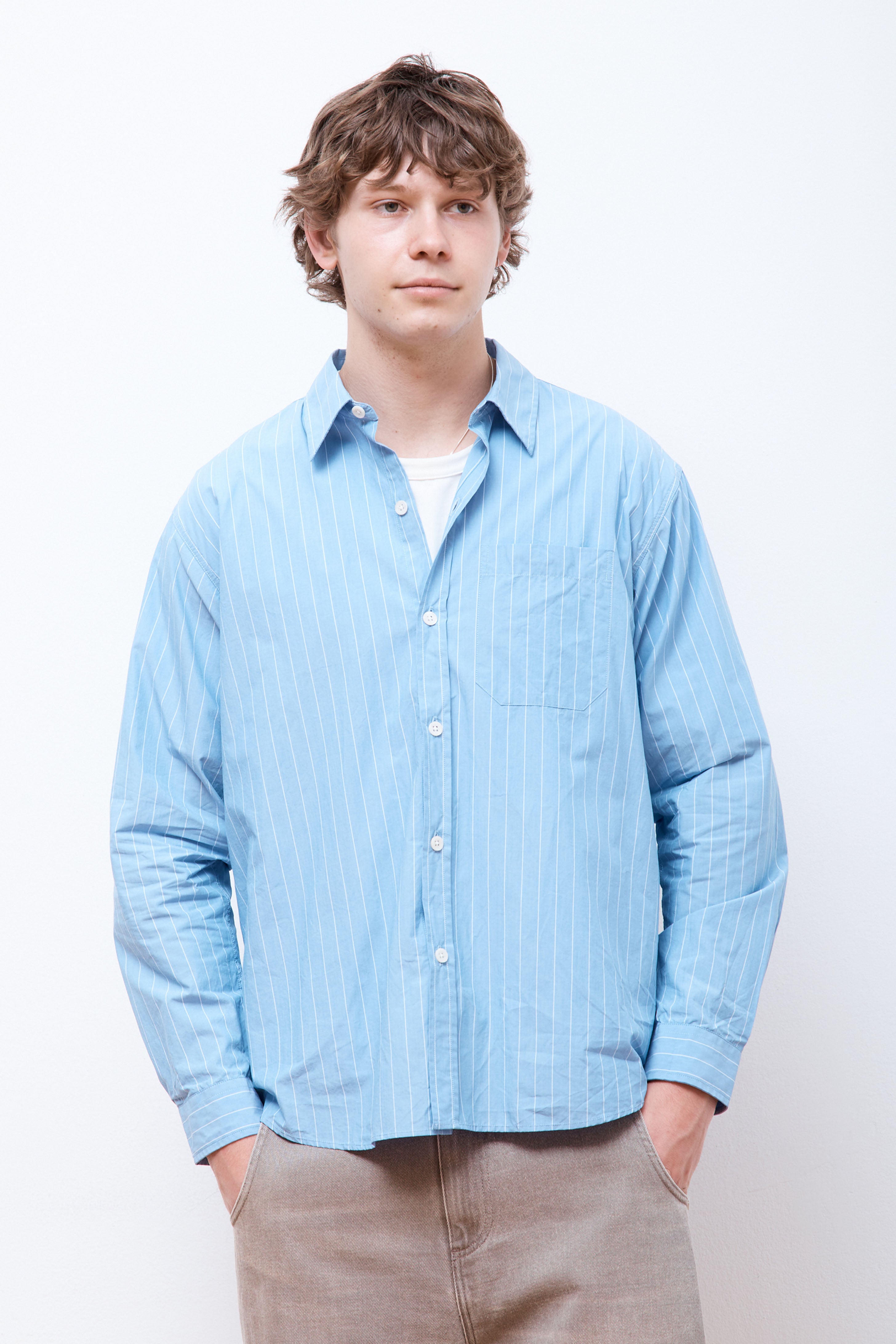 Mfpen Distant Shirt Light Blue