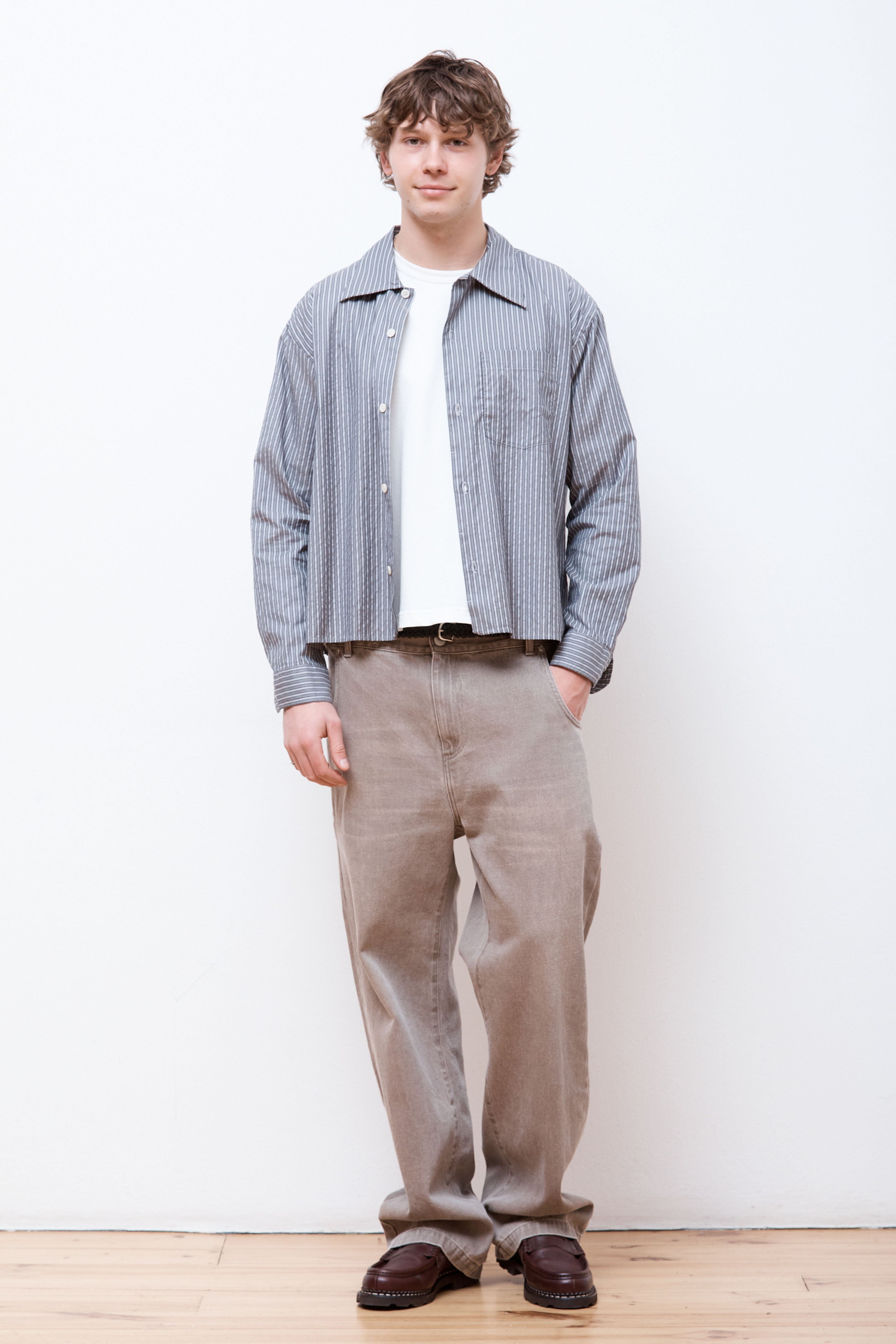 Frame Shirt Grey Stripe