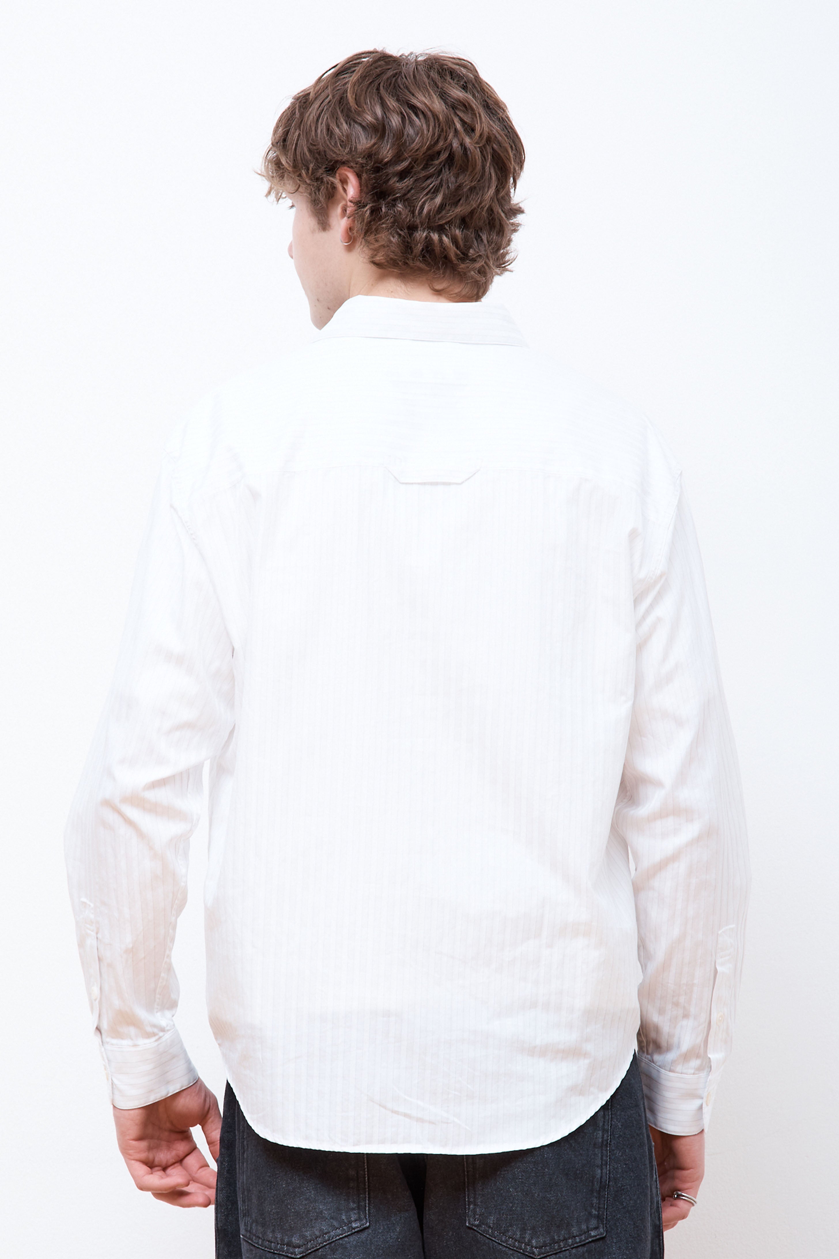 Common Shirt Fancy White stripe