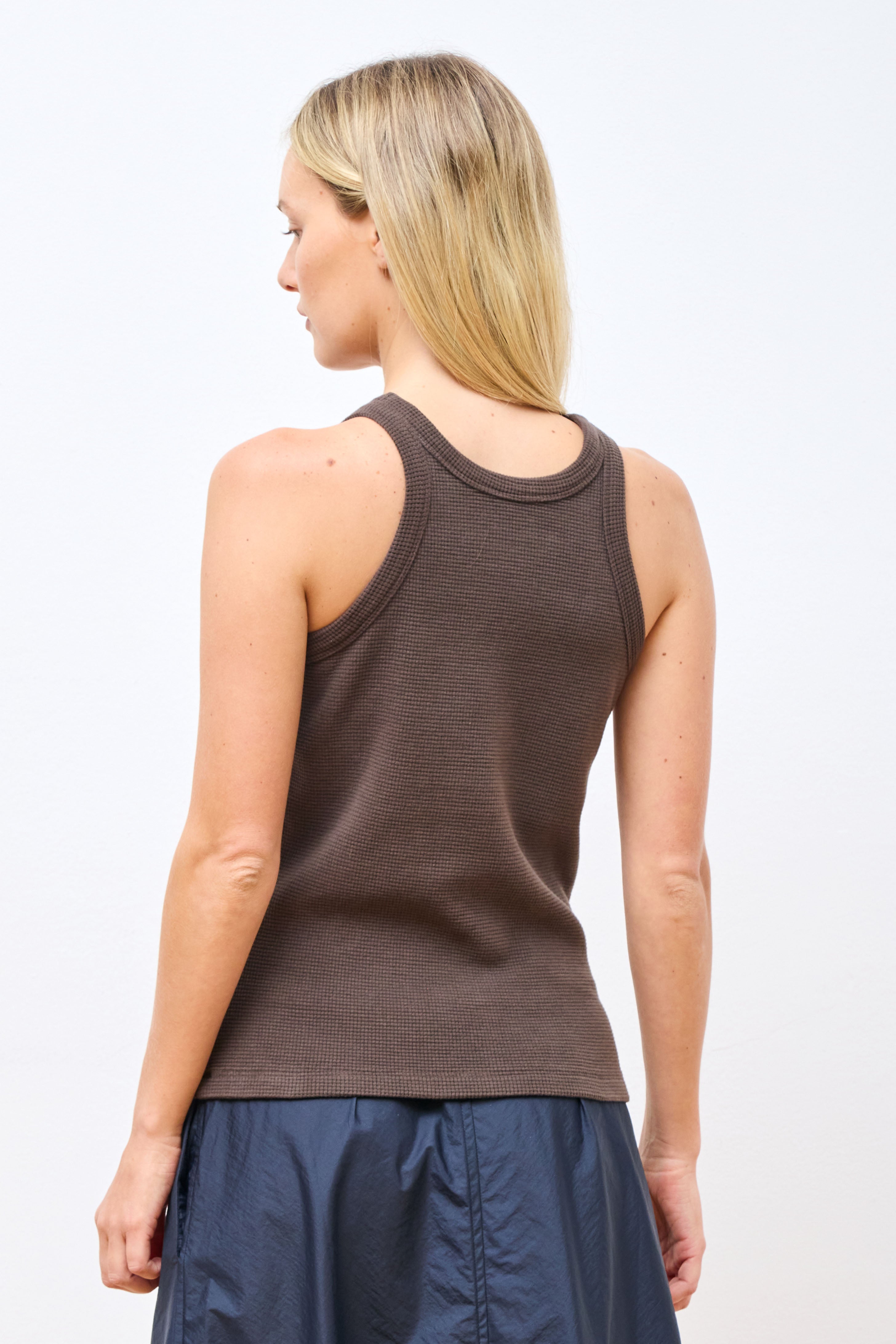 Leisure Tank Top Dark Brown