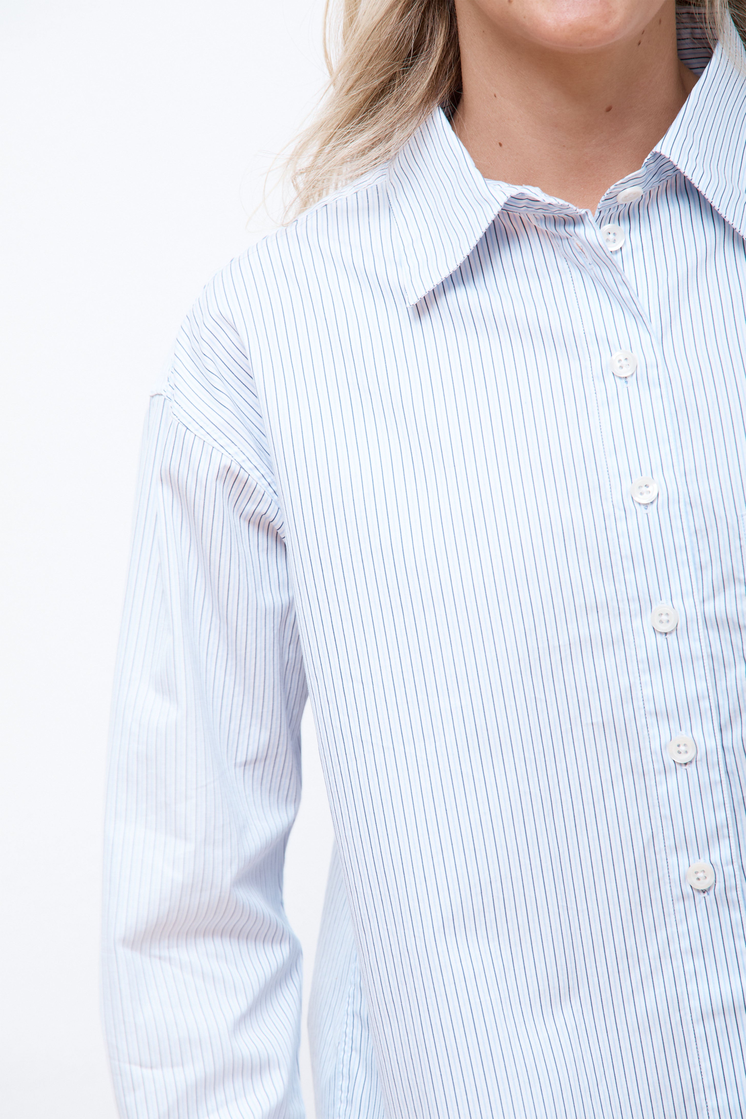 New Format Shirt Blue Stripe