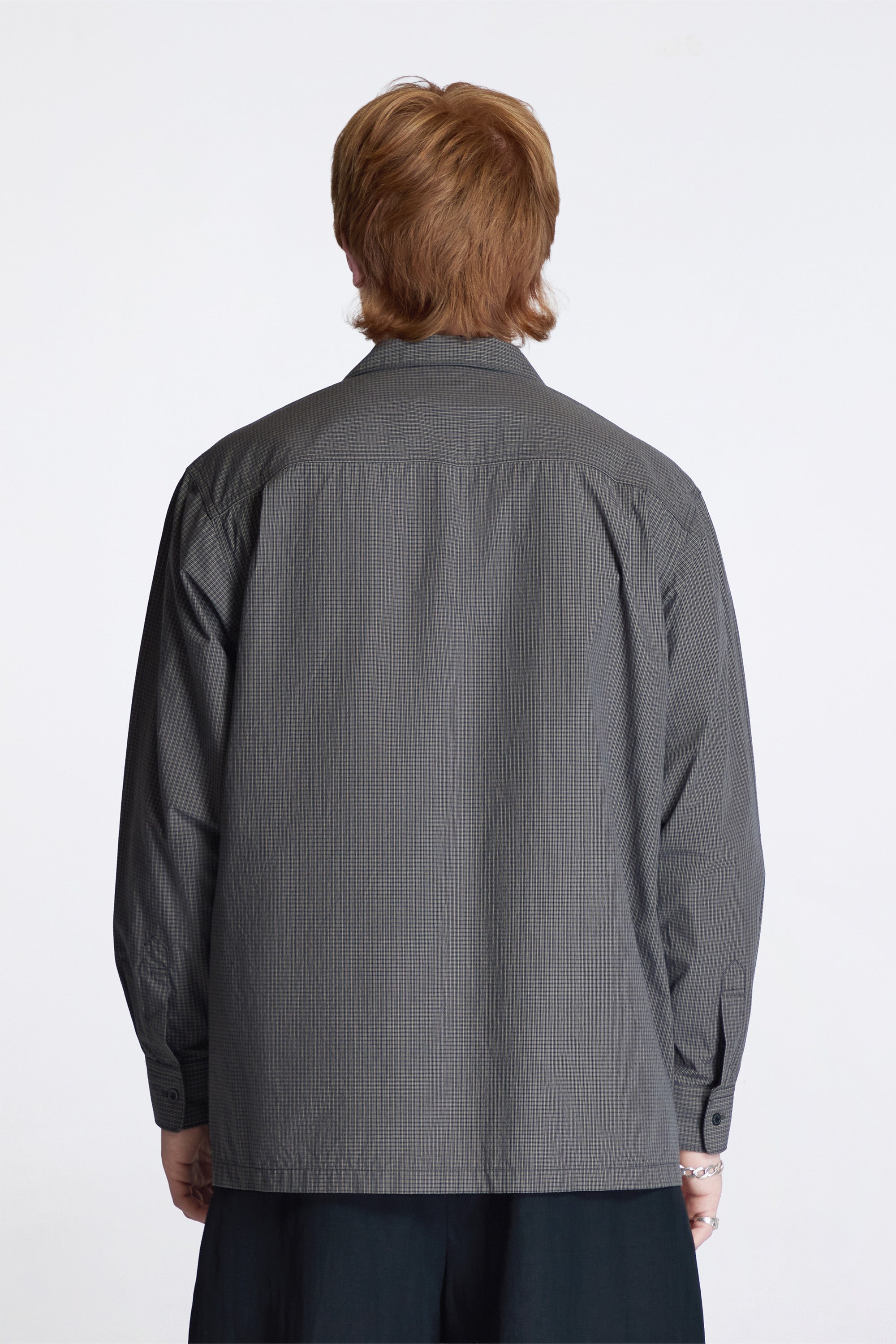 Microcheck CC Shirt Khaki