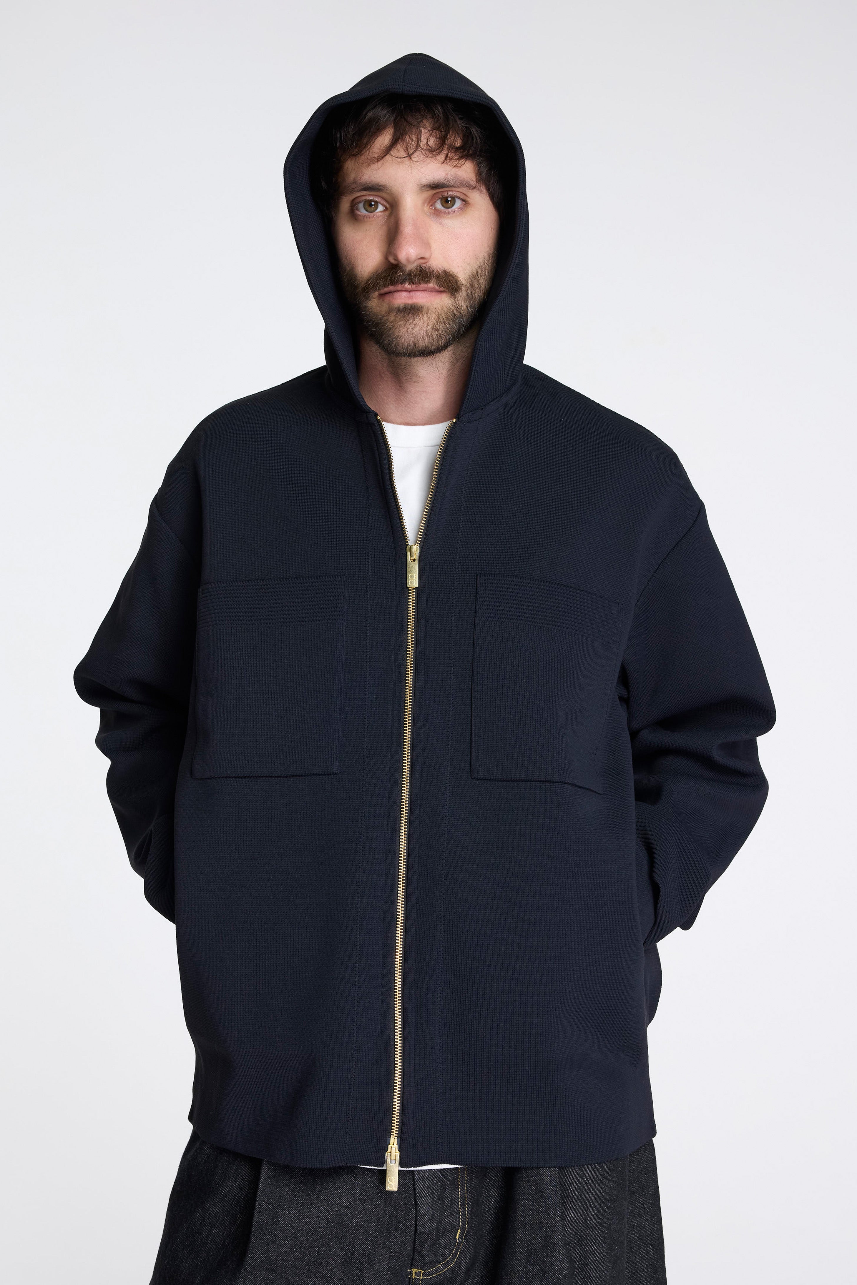 Milan Hoodie Jacket Black
